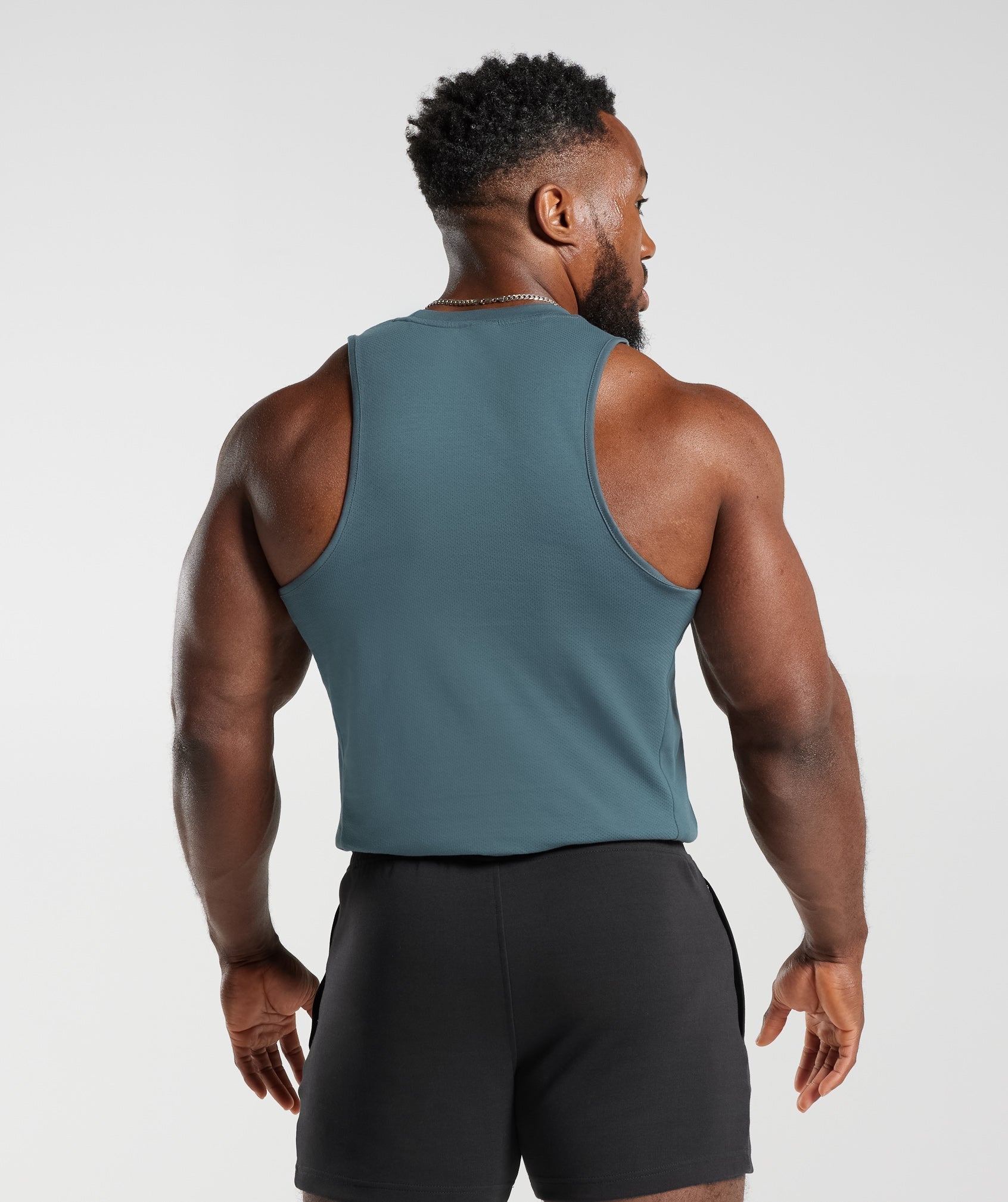 Gymshark React Tank - Denim Teal