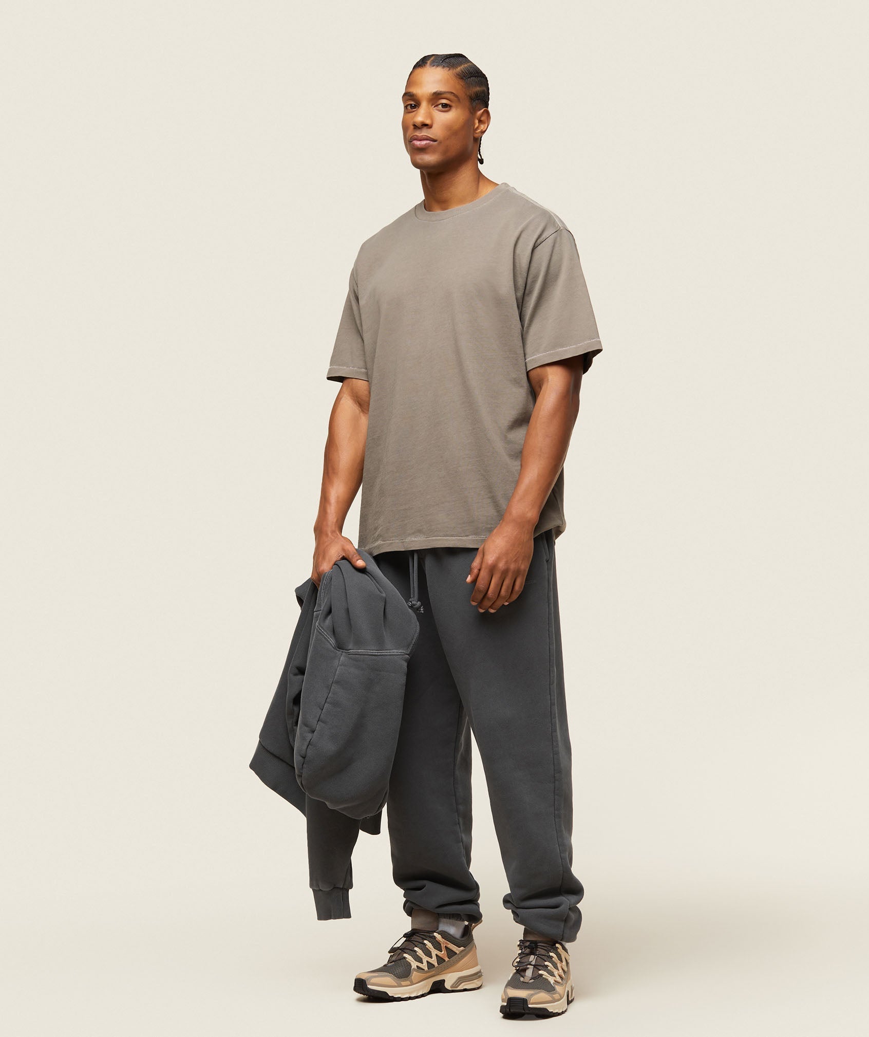 Gymshark everywear Relaxed T-Shirt - Linen Brown