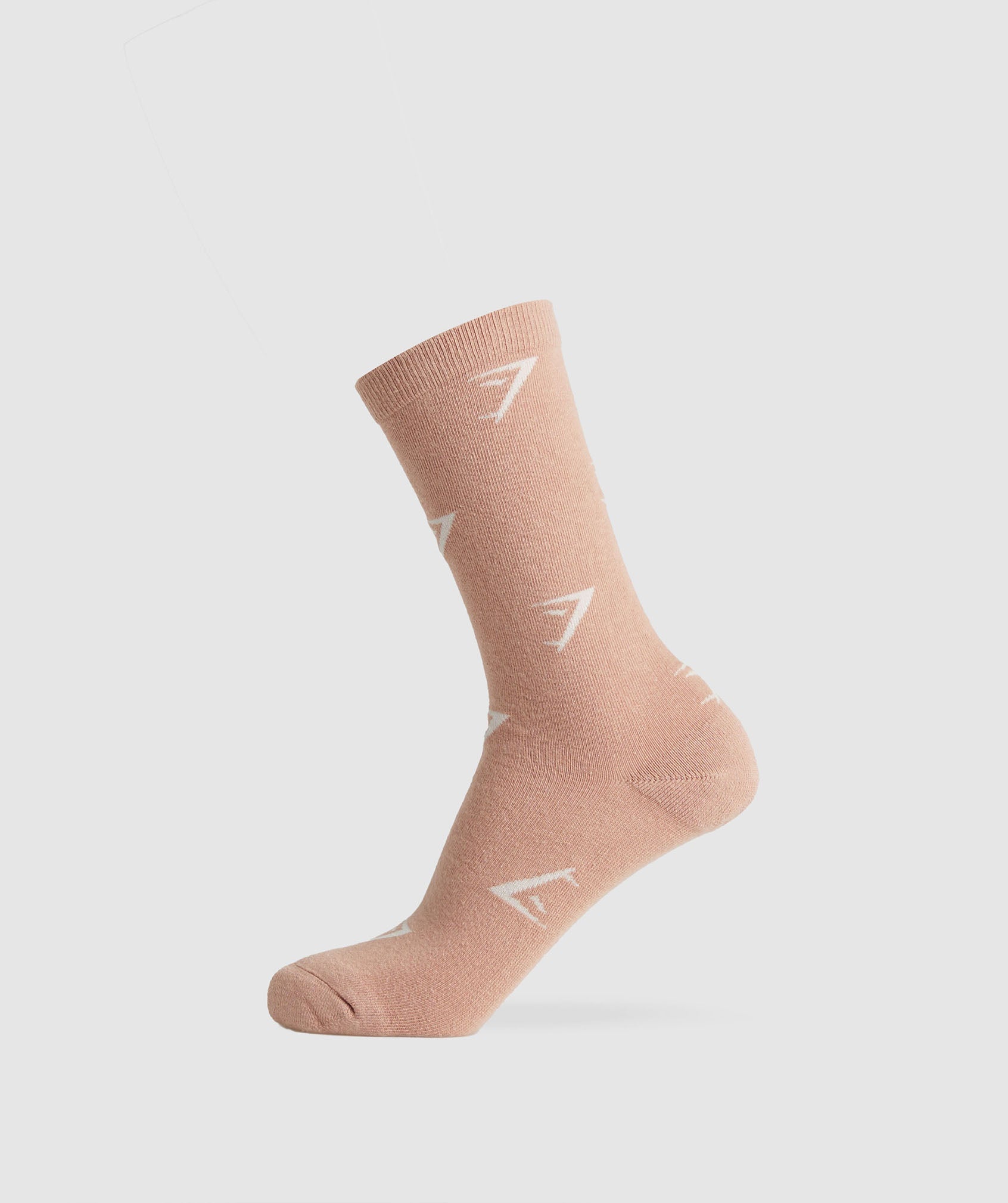 Gymshark Repeat Logo Crew Socks - Pink