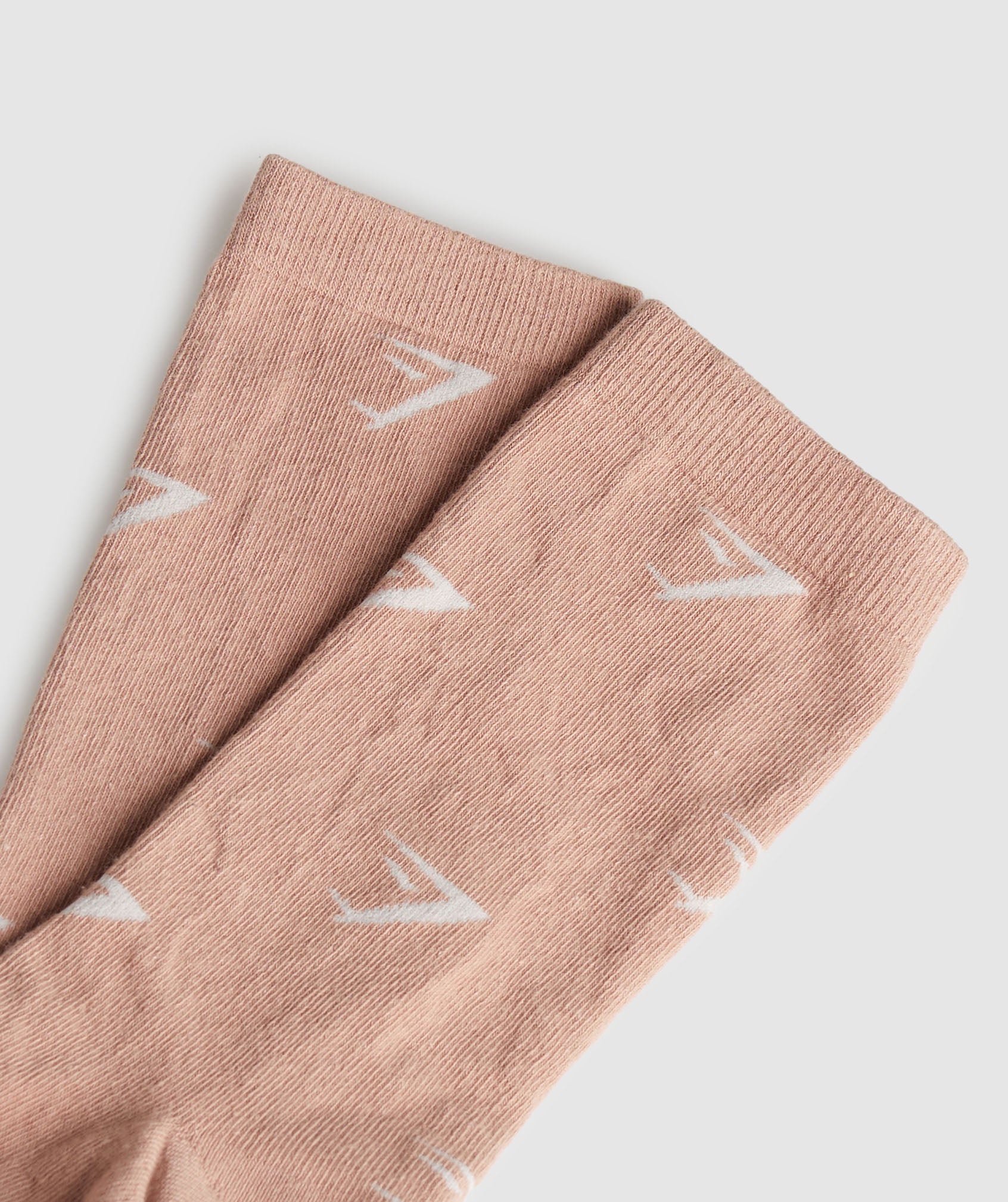 Gymshark Repeat Logo Crew Socks - Pink