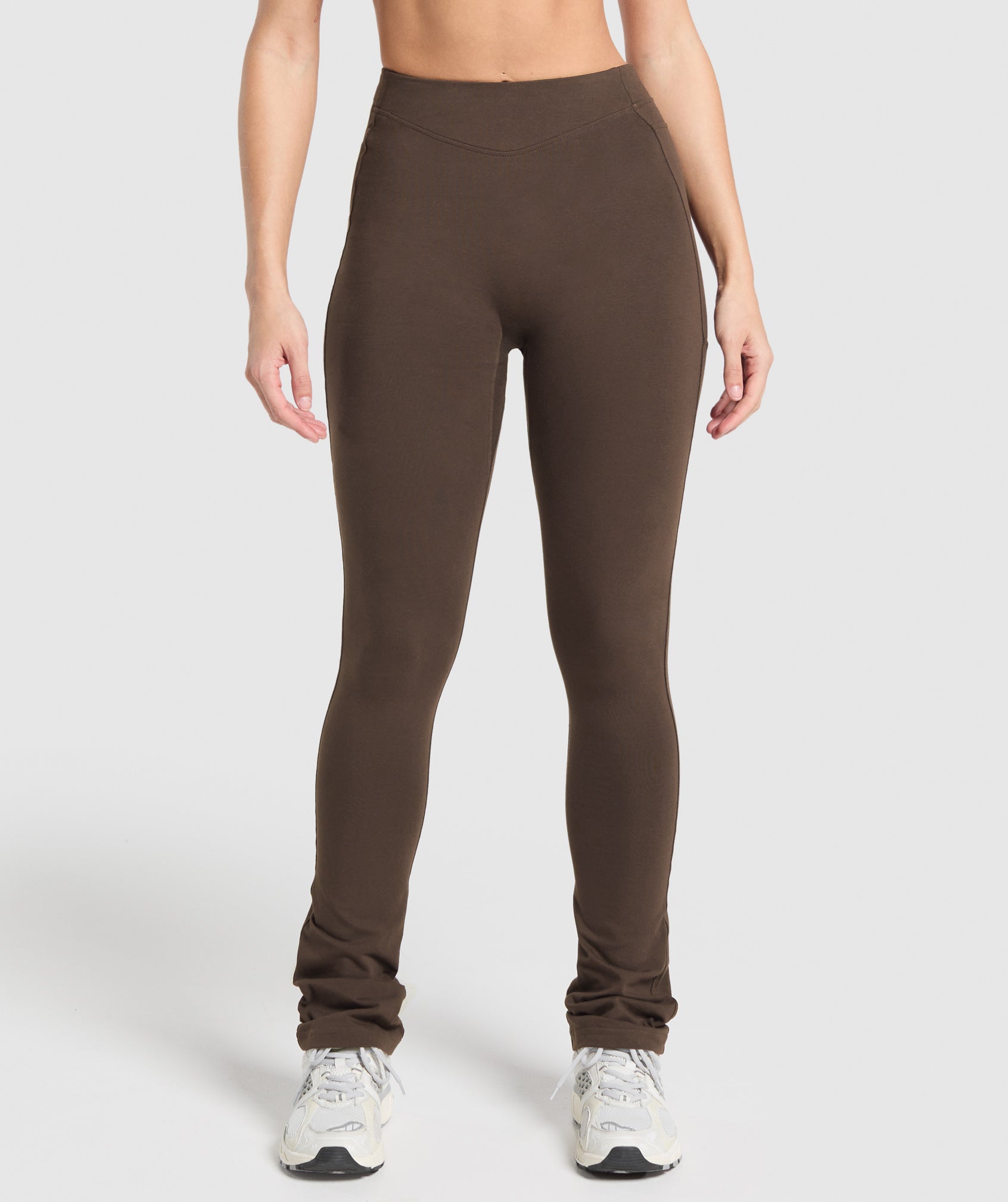 Gymshark Rest Day Bootcut Leggings - Archive Brown