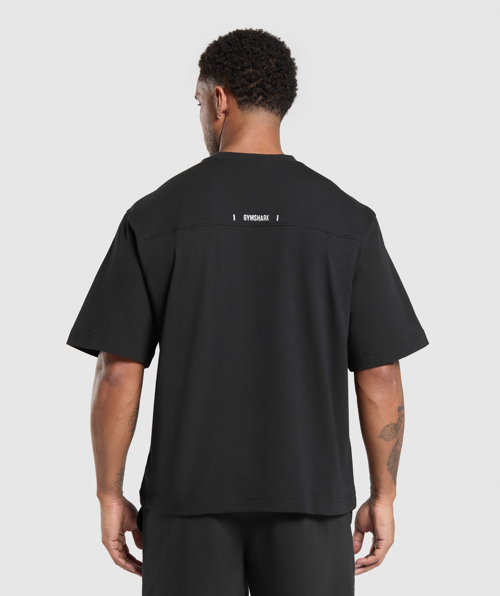 Gymshark Rest Day Essentials Boxy T-Shirt - Black