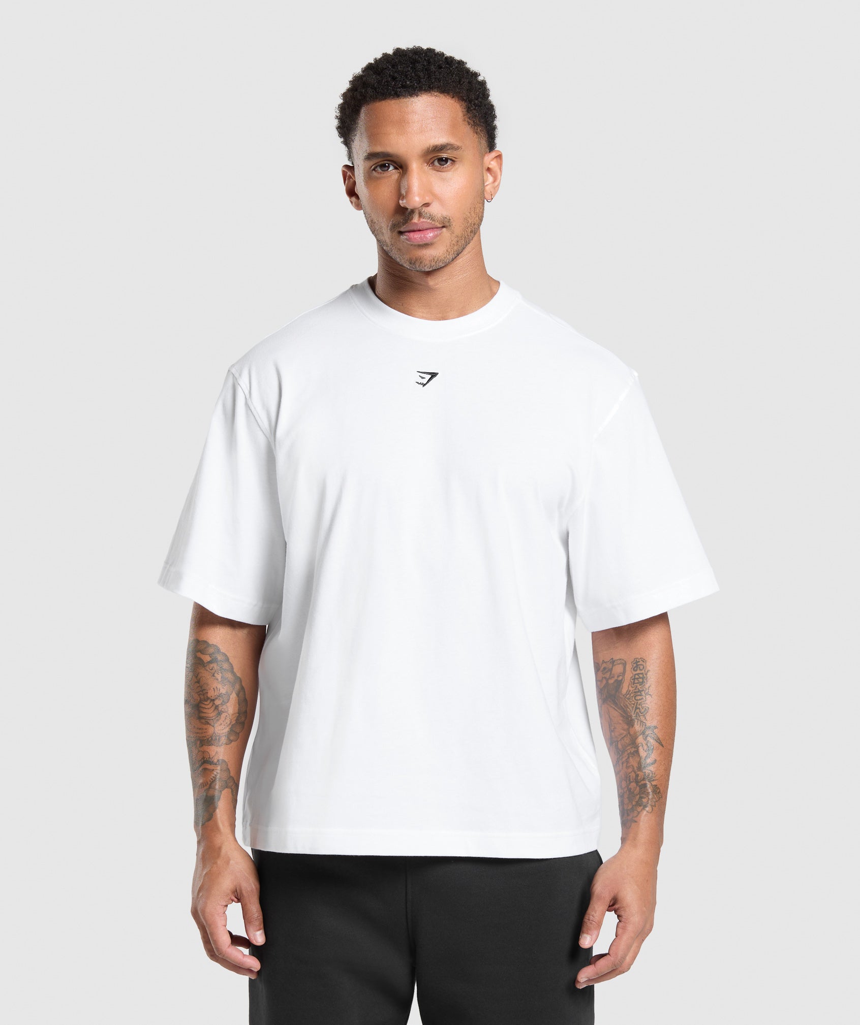 Gymshark Rest Day Essentials Boxy T-Shirt - White