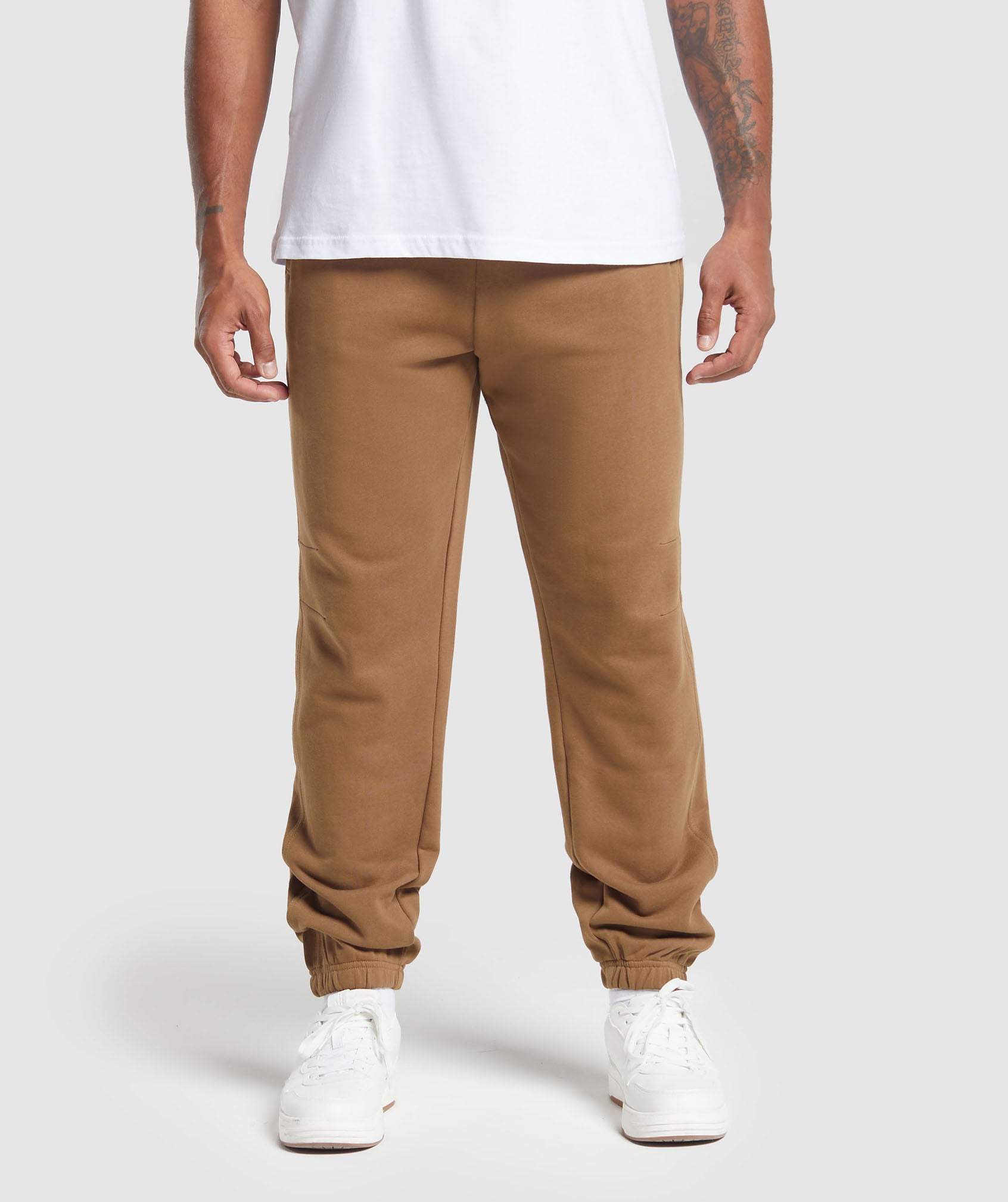 Gymshark Rest Day Essentials Joggers - Caramel Brown