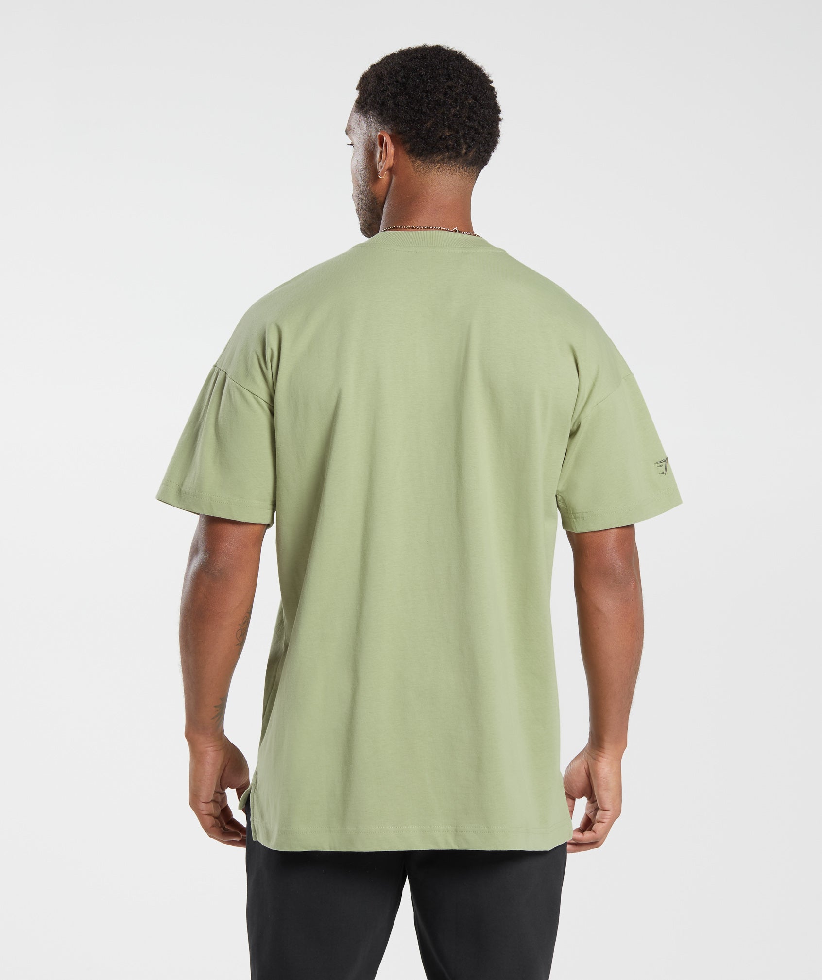 Gymshark Rest Day Essentials T-Shirt - Light Sage Green