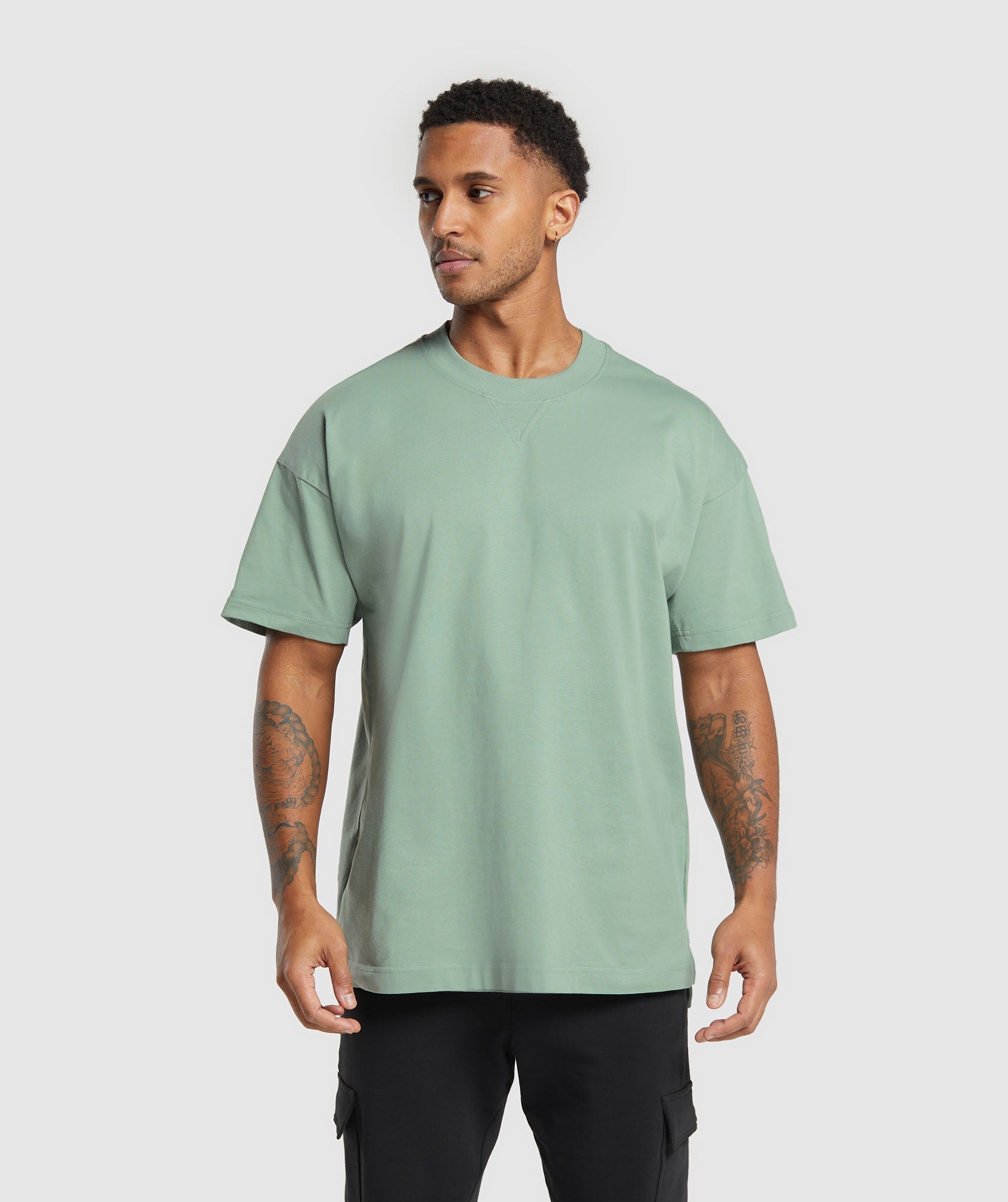 Gymshark Rest Day Essentials T-Shirt - Dollar Green