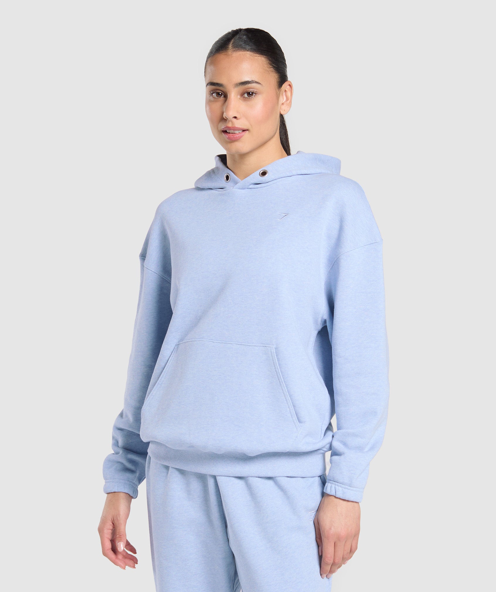 Rest Day Sweats 2.0 Oversized Hoodie - Blue Marl