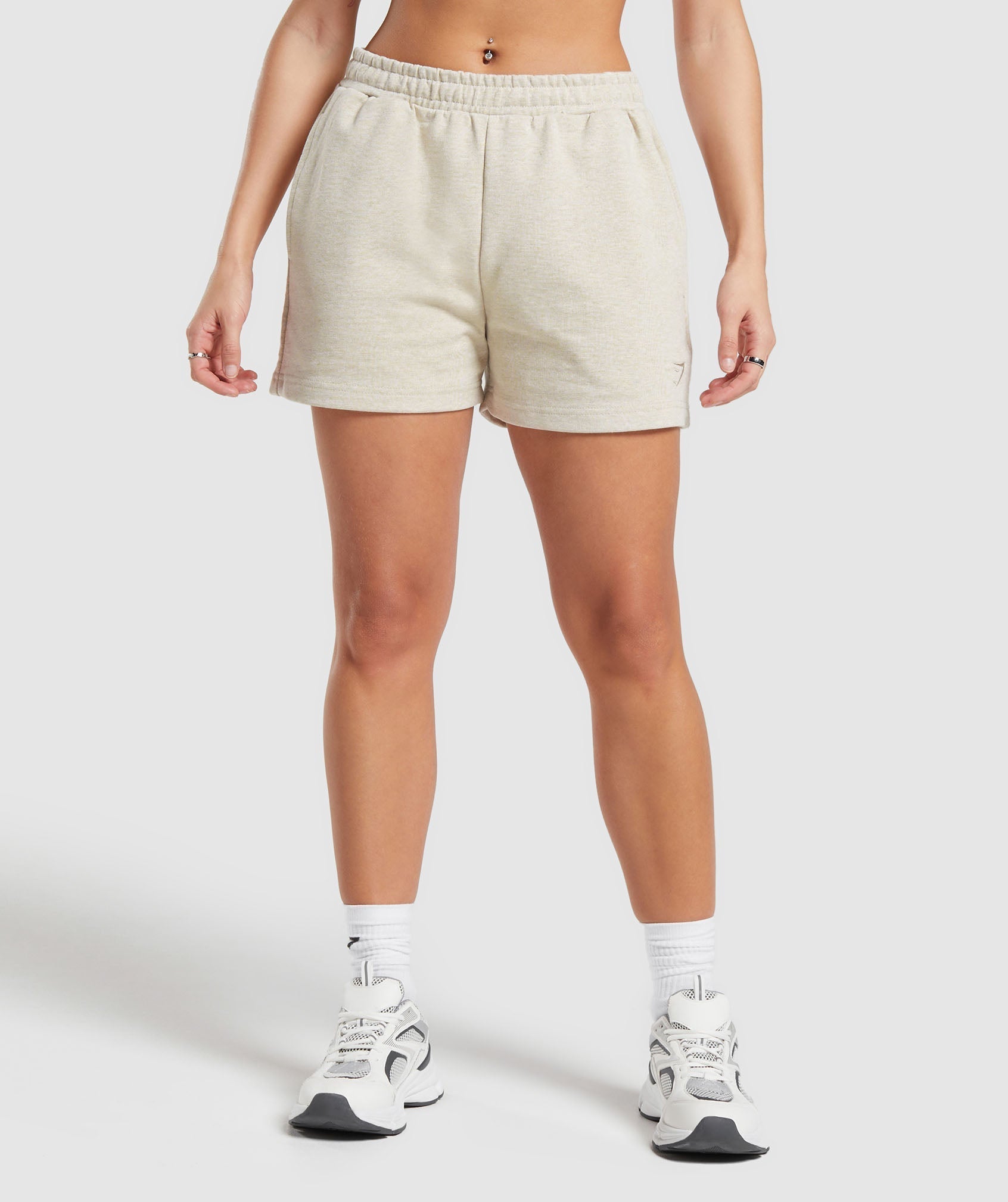 Gymshark Rest Day Sweat Shorts - Sand Marl