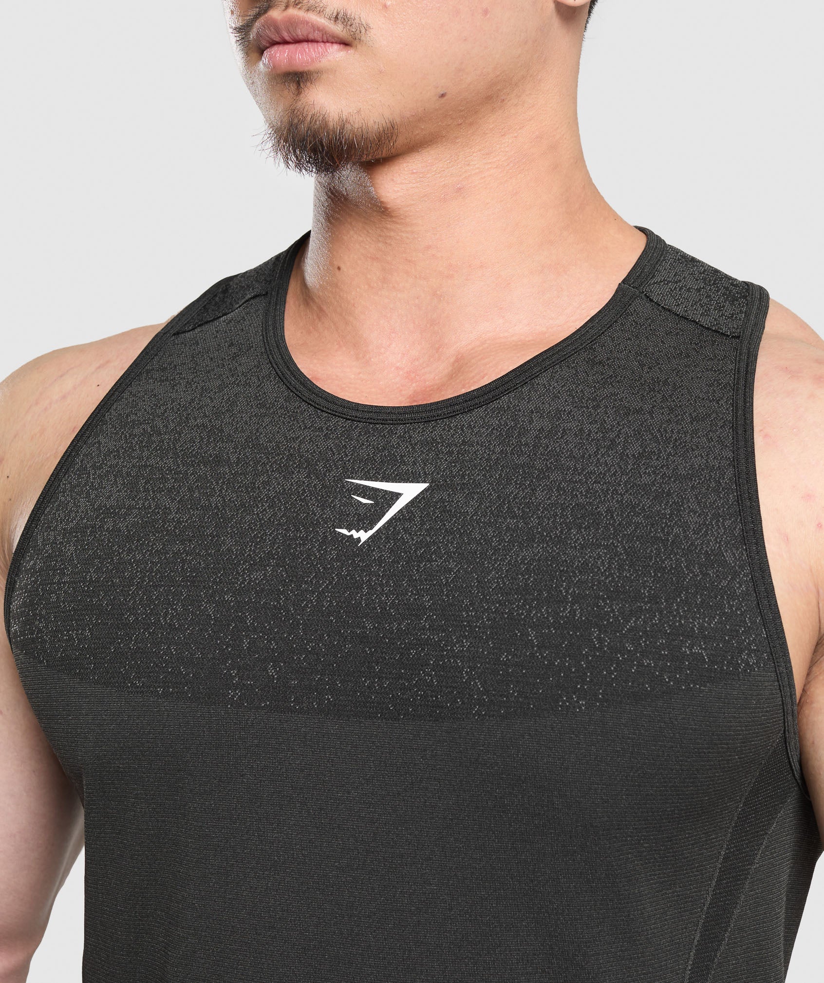 Gymshark Shadow Seamless Stringer - Black