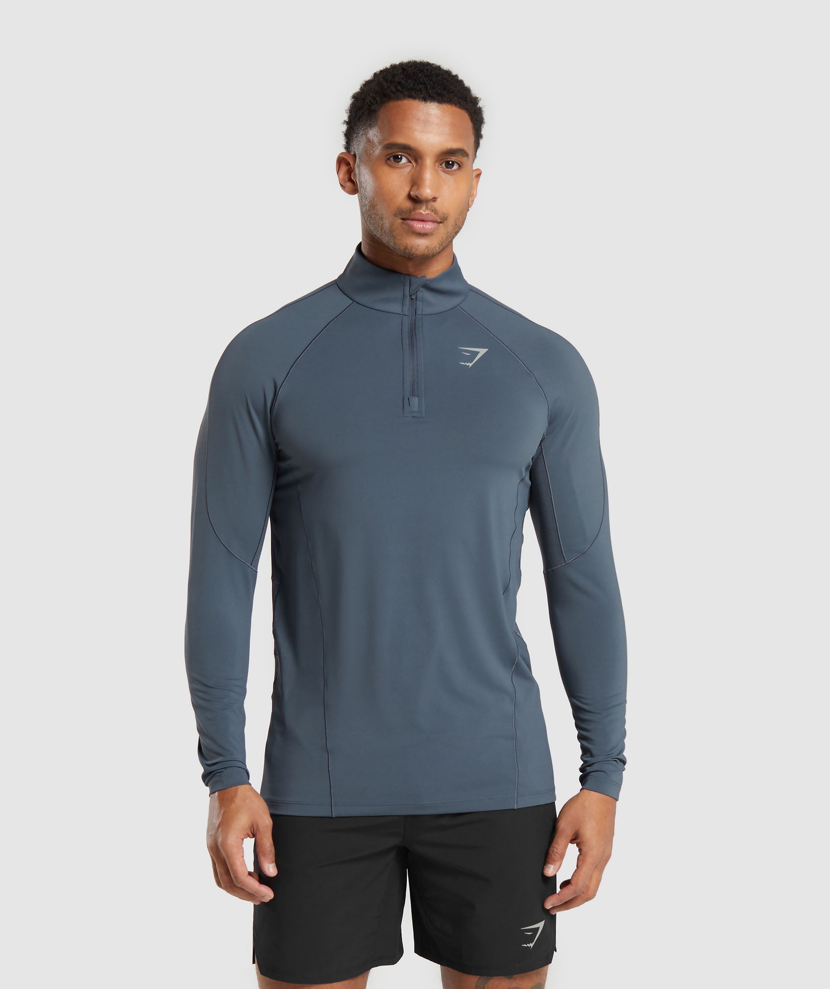 Gymshark Speed 1/4 Zip - Titanium Blue