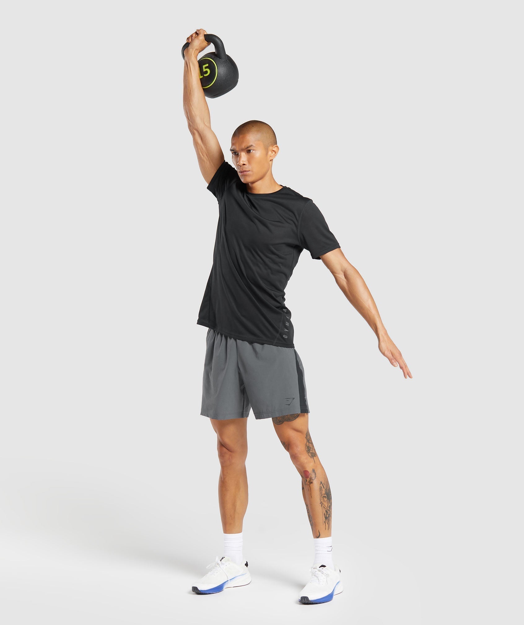 Gymshark Sport 7" Shorts - Dark Grey/Black