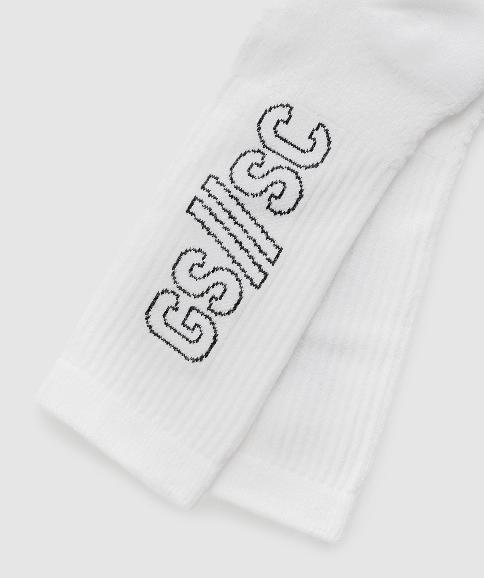 Gymshark//Steve Cook Crew Socks - White