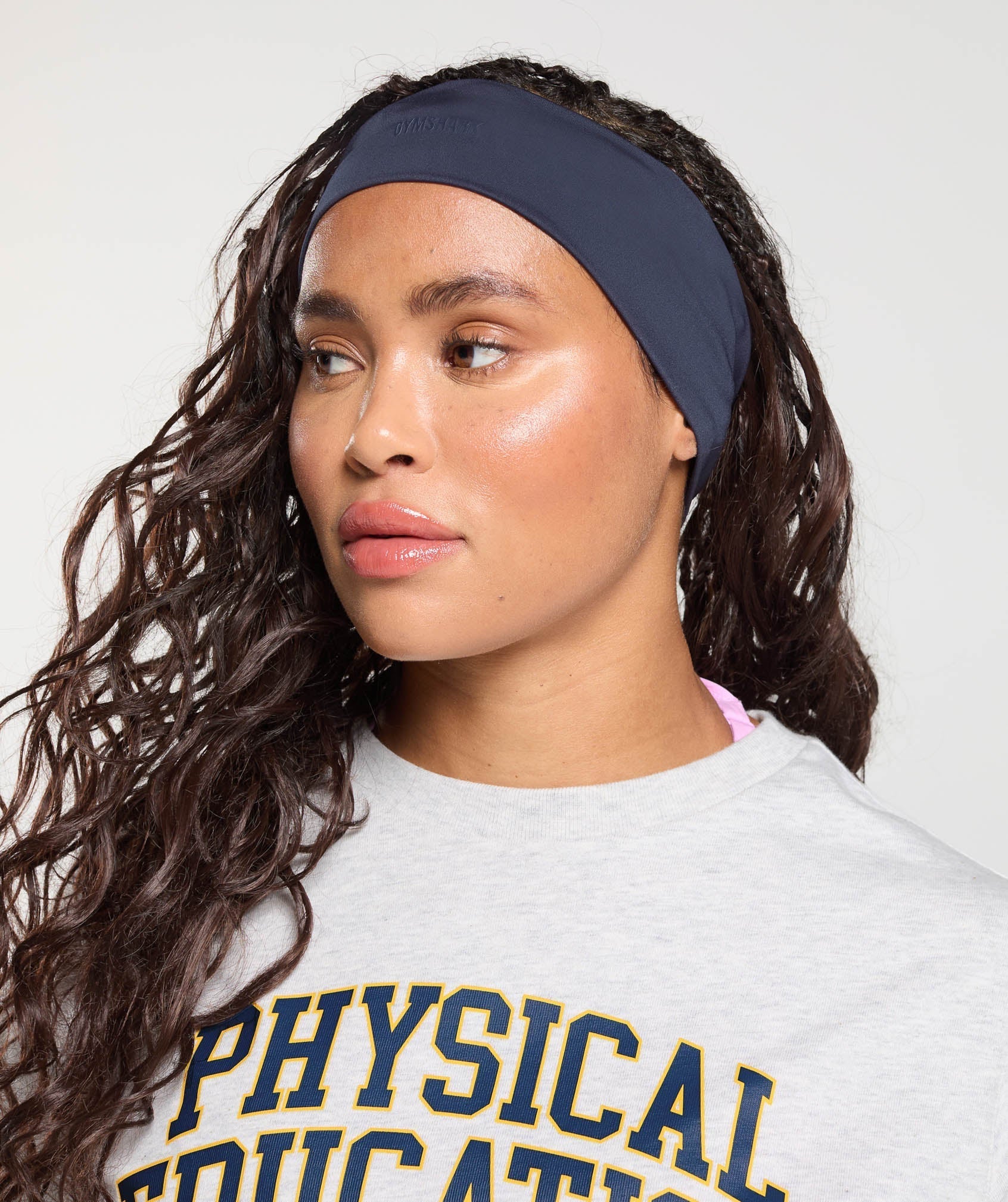 Gymshark Straight Headband - Heavy Blue