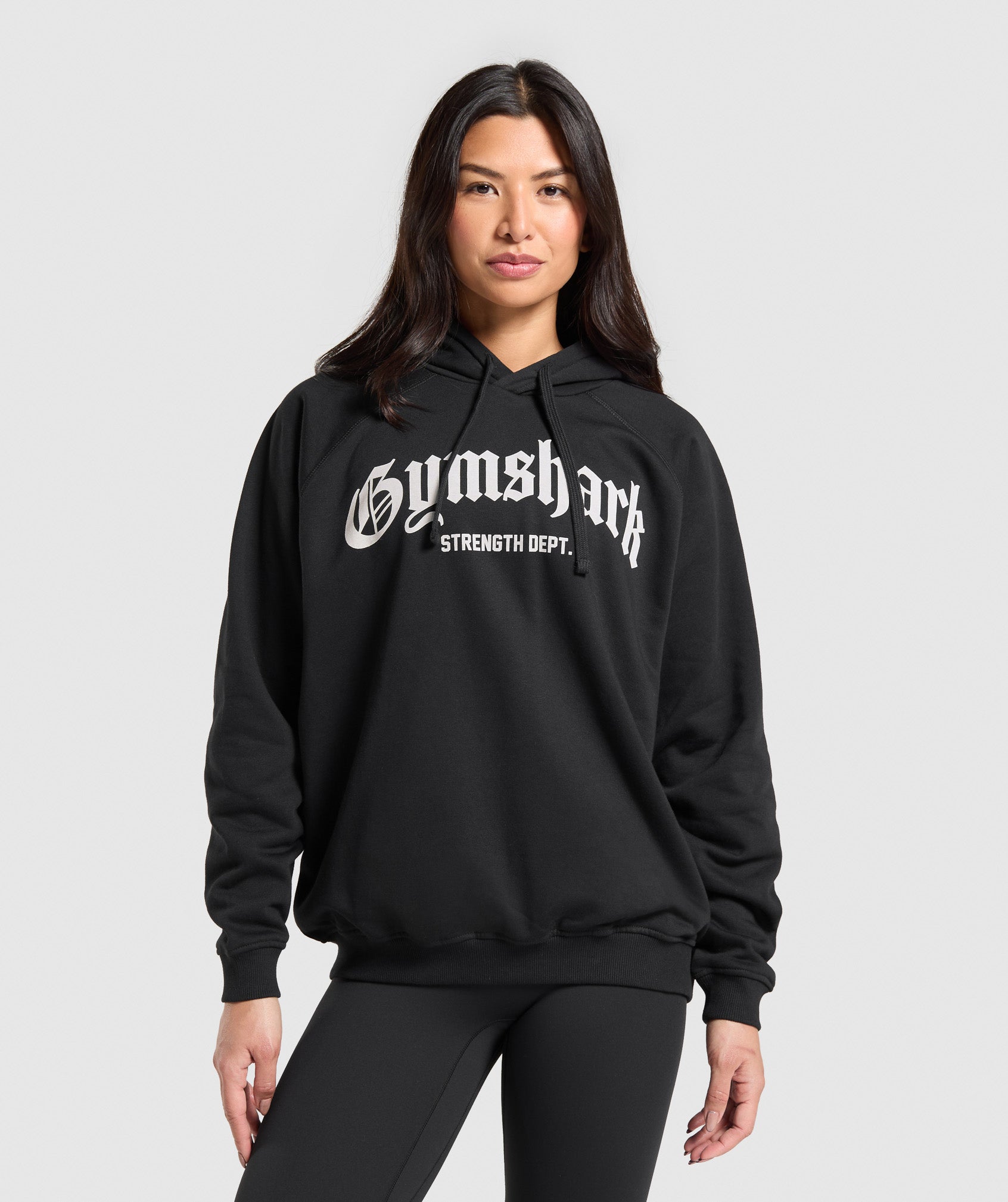 Gymshark Strength Department Graphic Hoodie - Black