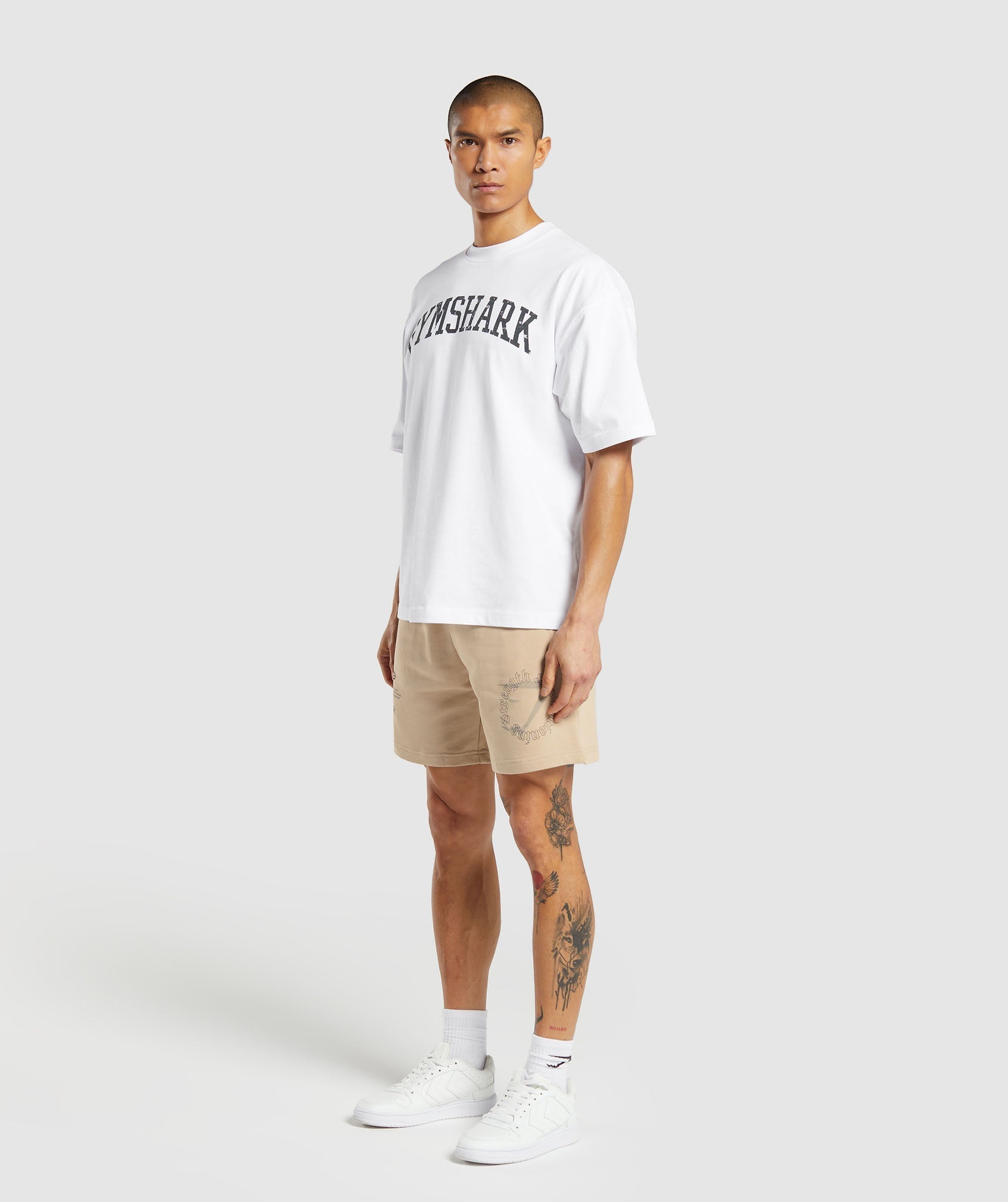 Strength and Conditioning 7" Shorts - Vanilla Beige