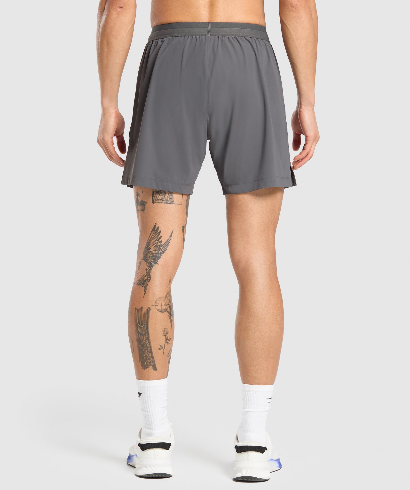 Gymshark Hybrid 6" Shorts - Graphite Grey