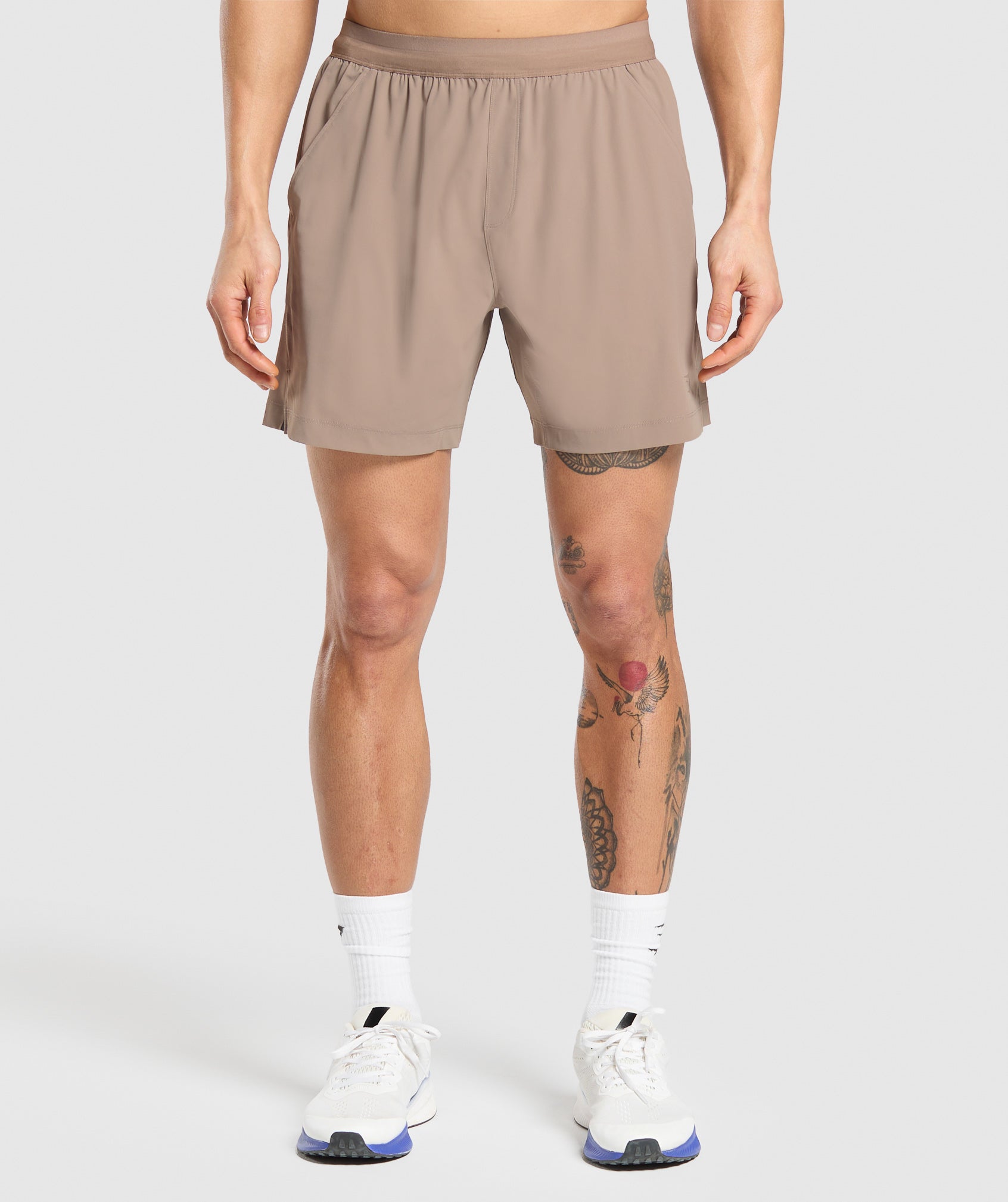 Gymshark Hybrid 6" Shorts - Lifestyle Brown