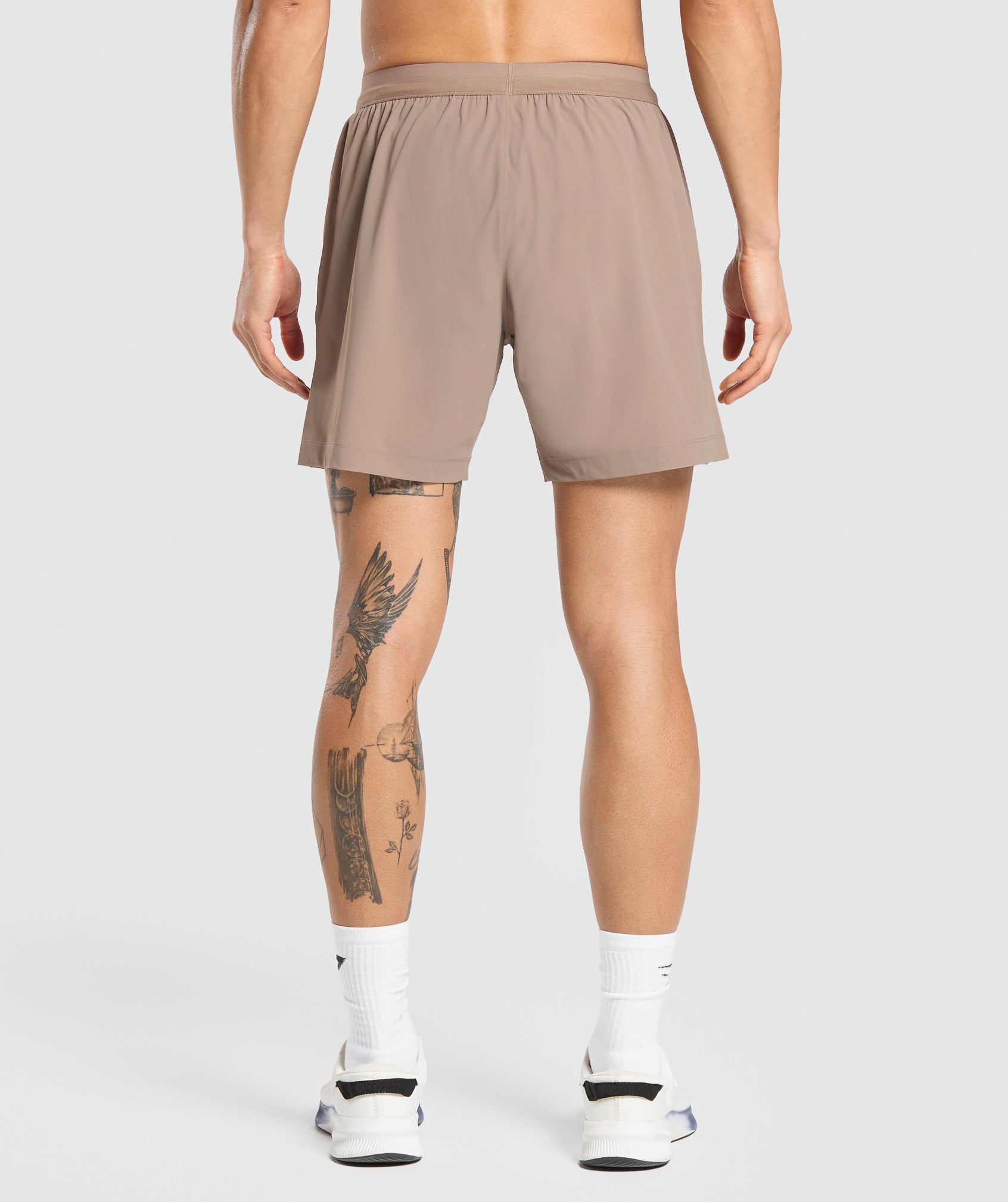 Gymshark Hybrid 6" Shorts - Lifestyle Brown