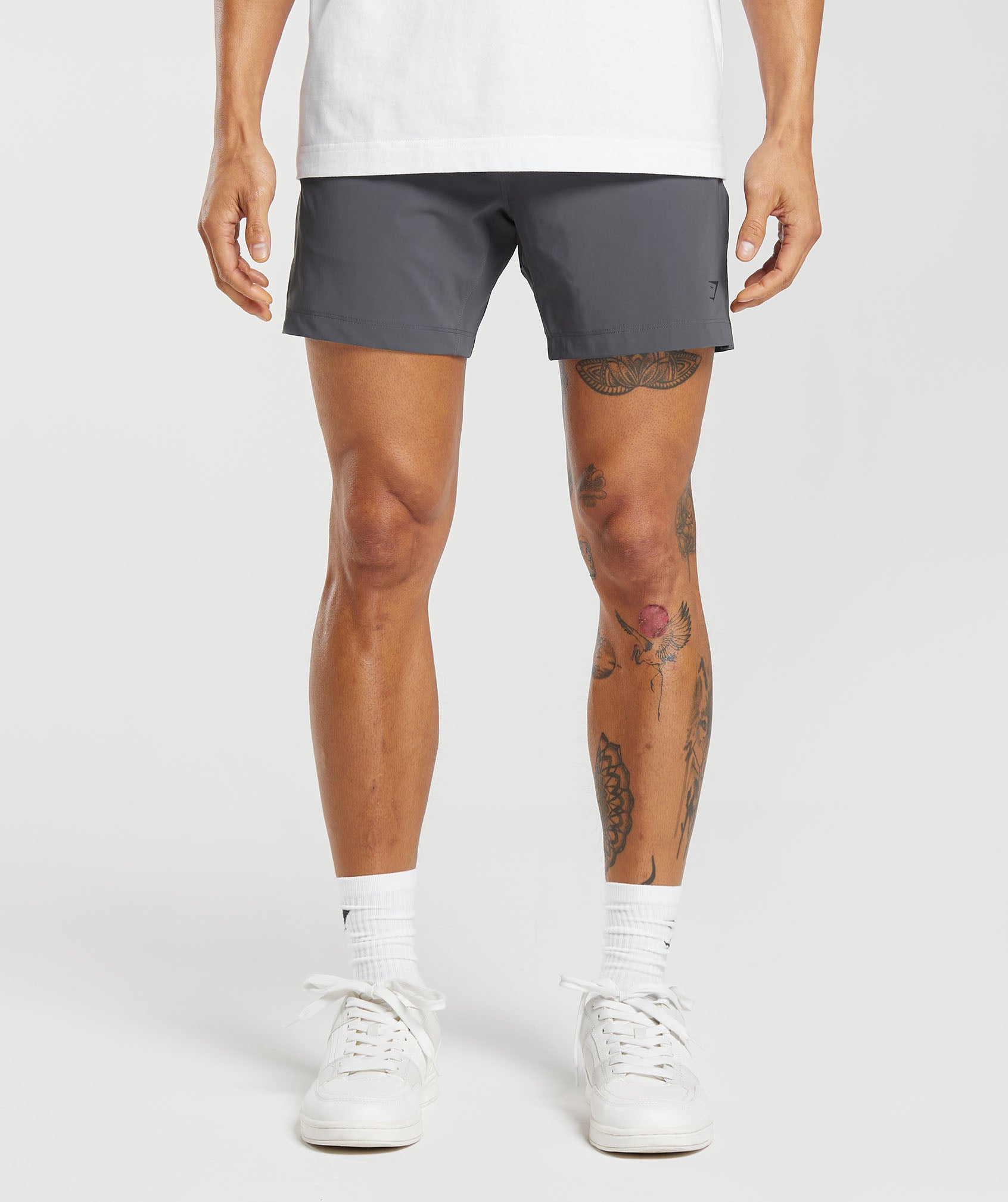 Gymshark Hybrid 6" Shorts - Onyx Grey