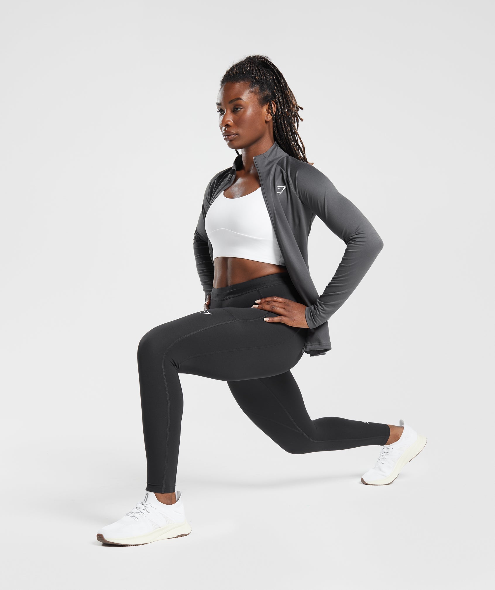 Gymshark Training Zip Up Jacket - Graphite Grey