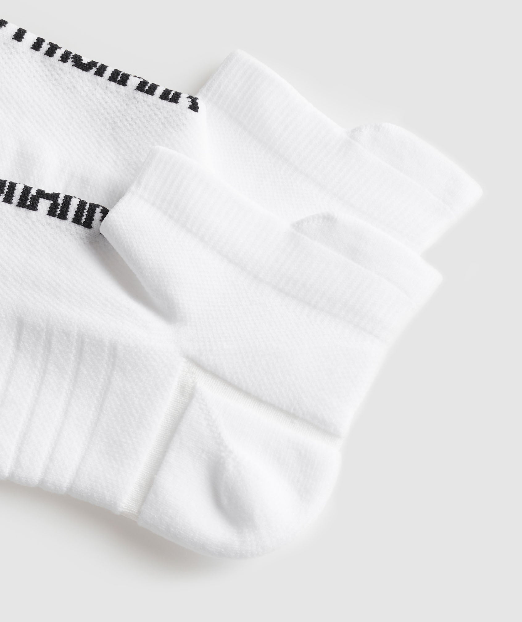 Gymshark Tab Running Socks - White