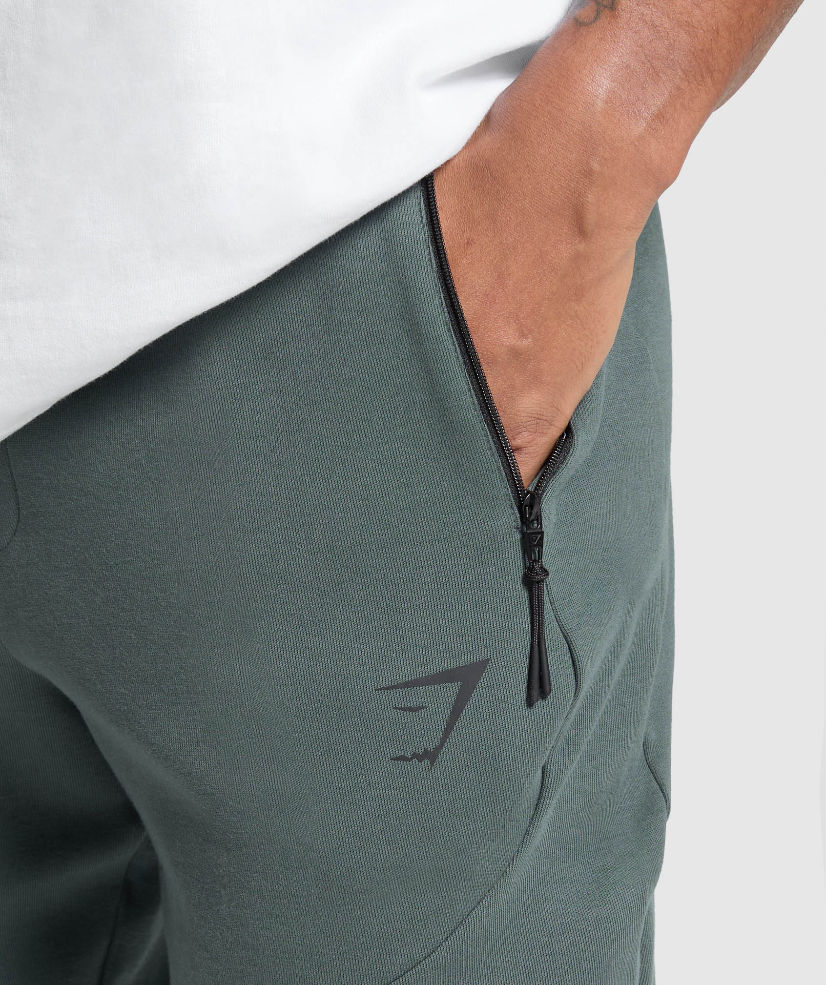 Gymshark Interlock Tech Joggers - Slate Teal
