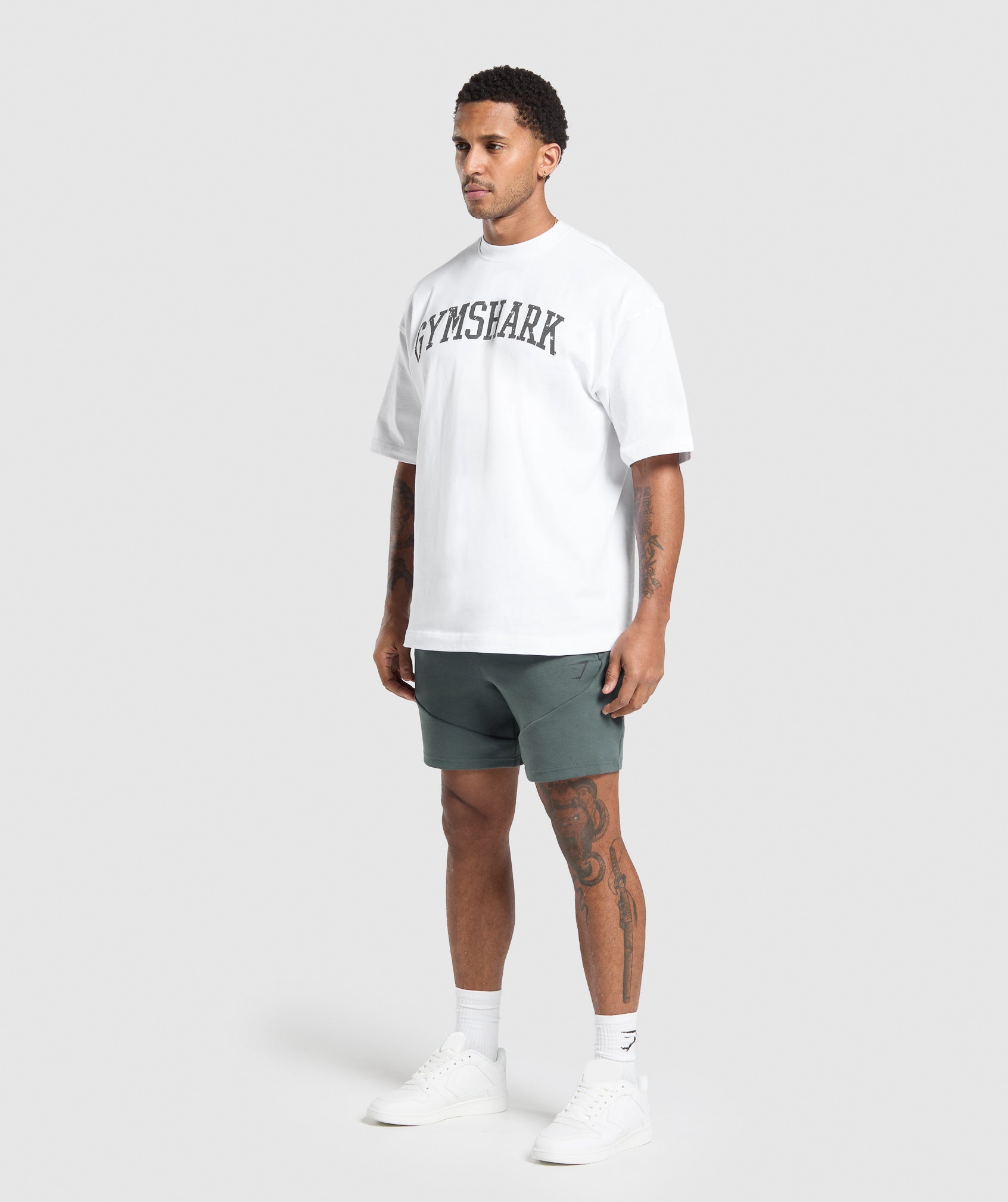 Interlock Tech 6" Shorts - Slate Teal