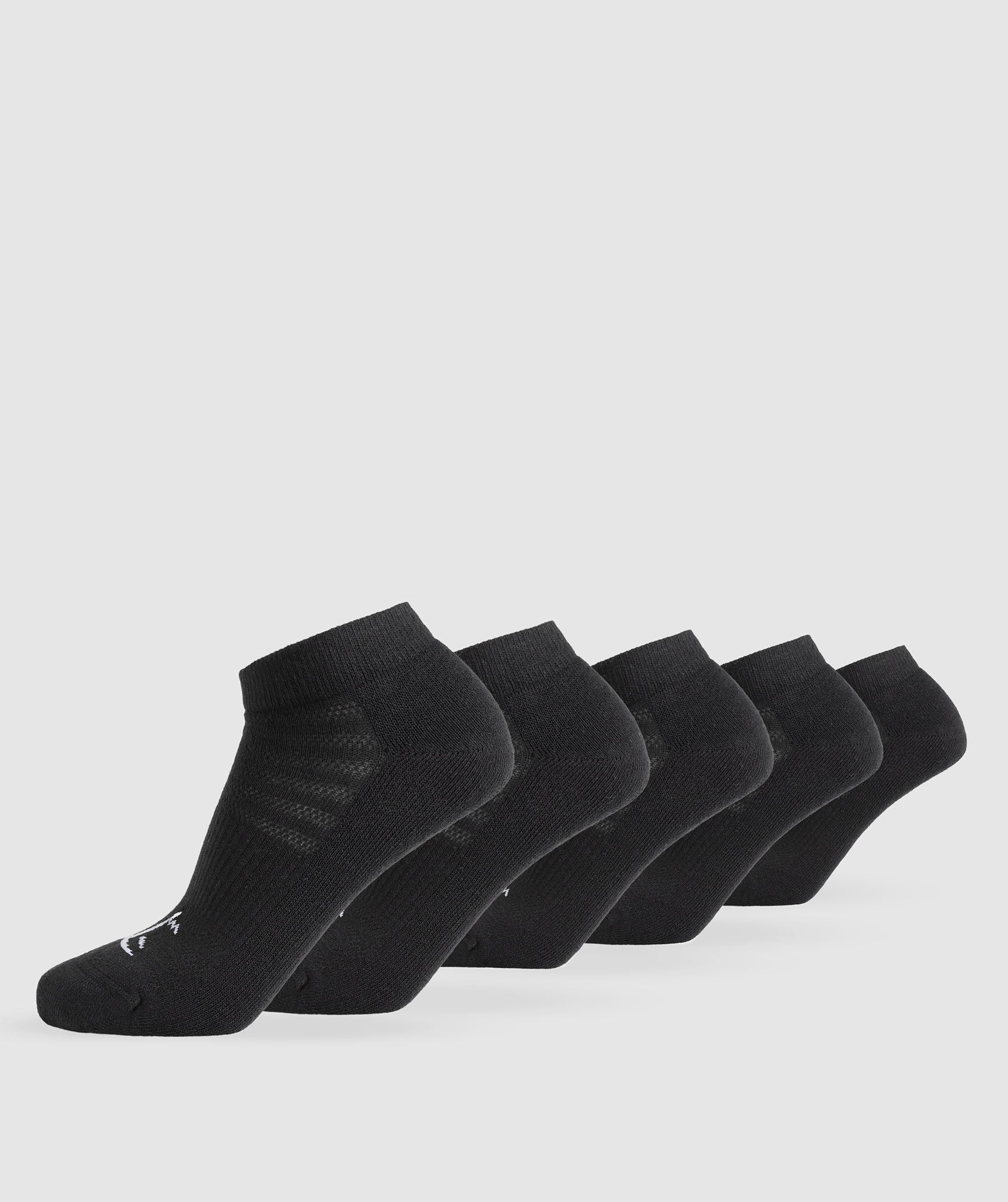 Gymshark Trainer Sock 5pk - Black