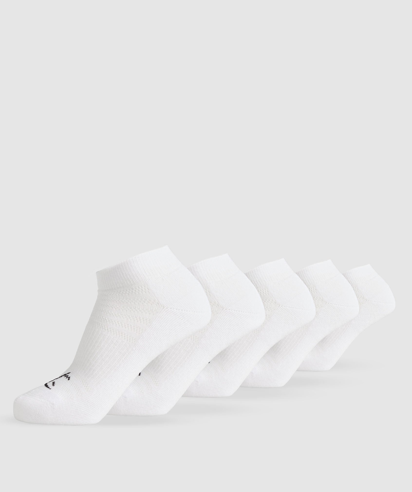 Gymshark Trainer Sock 5pk - White
