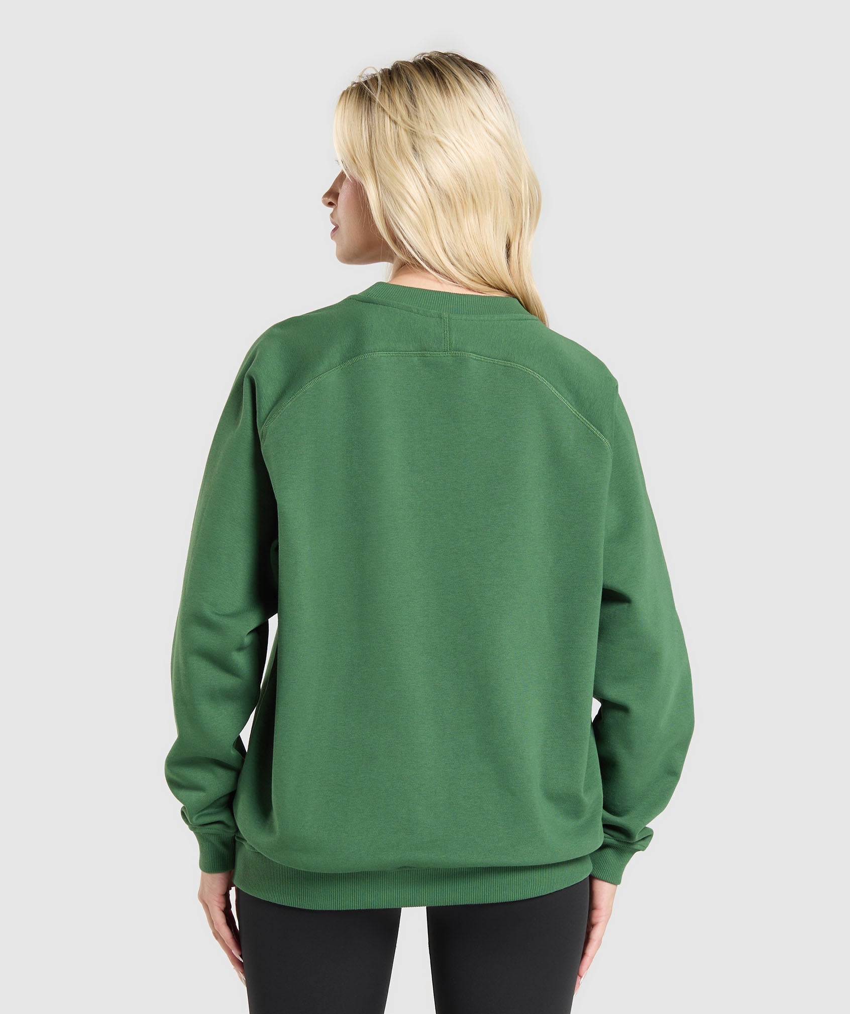 Gymshark Training Oversized Fleece Sweatshirt - Classic Green