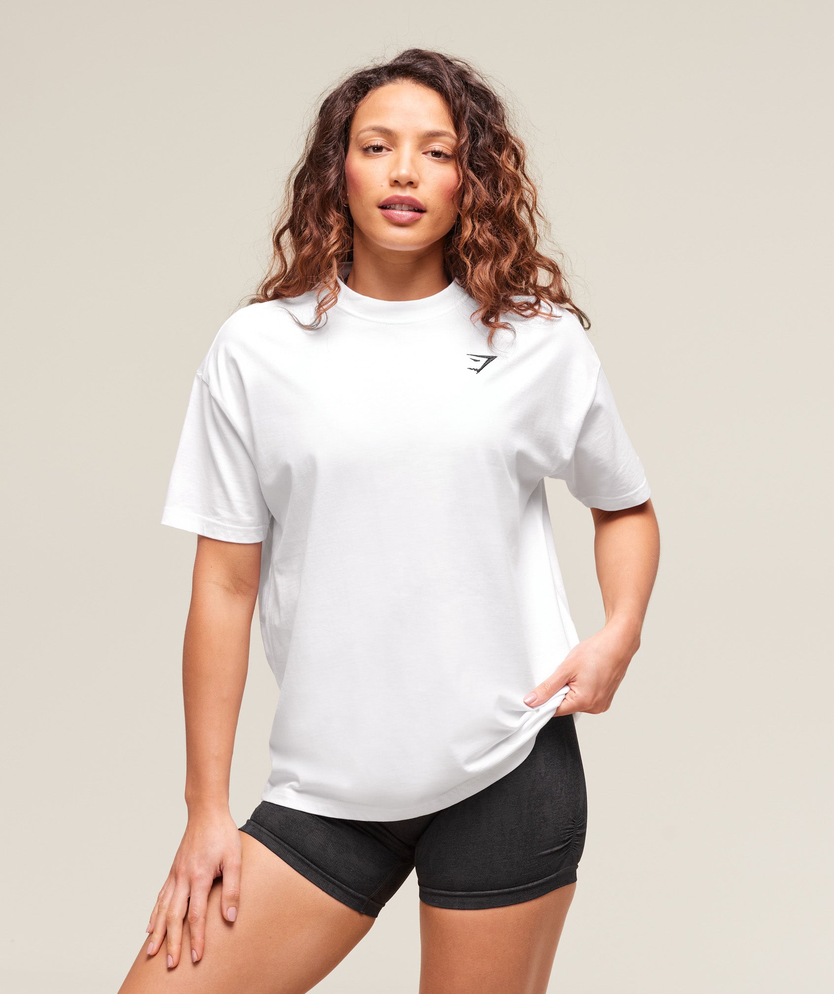 Gymshark Training Oversized T-Shirt - White