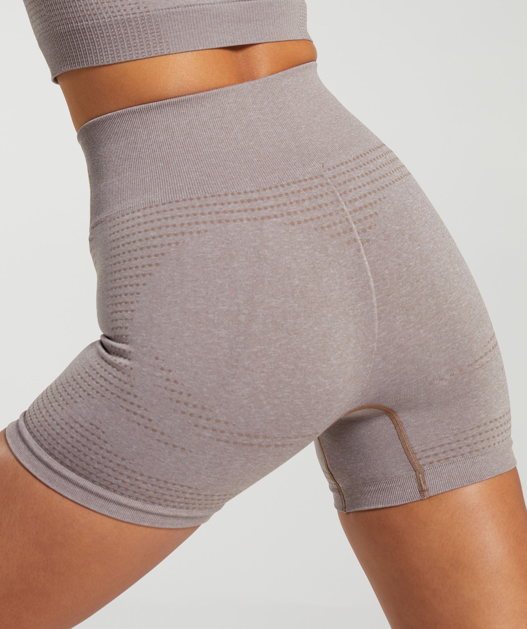 Gymshark Vital Shorts - Warm Taupe Marl