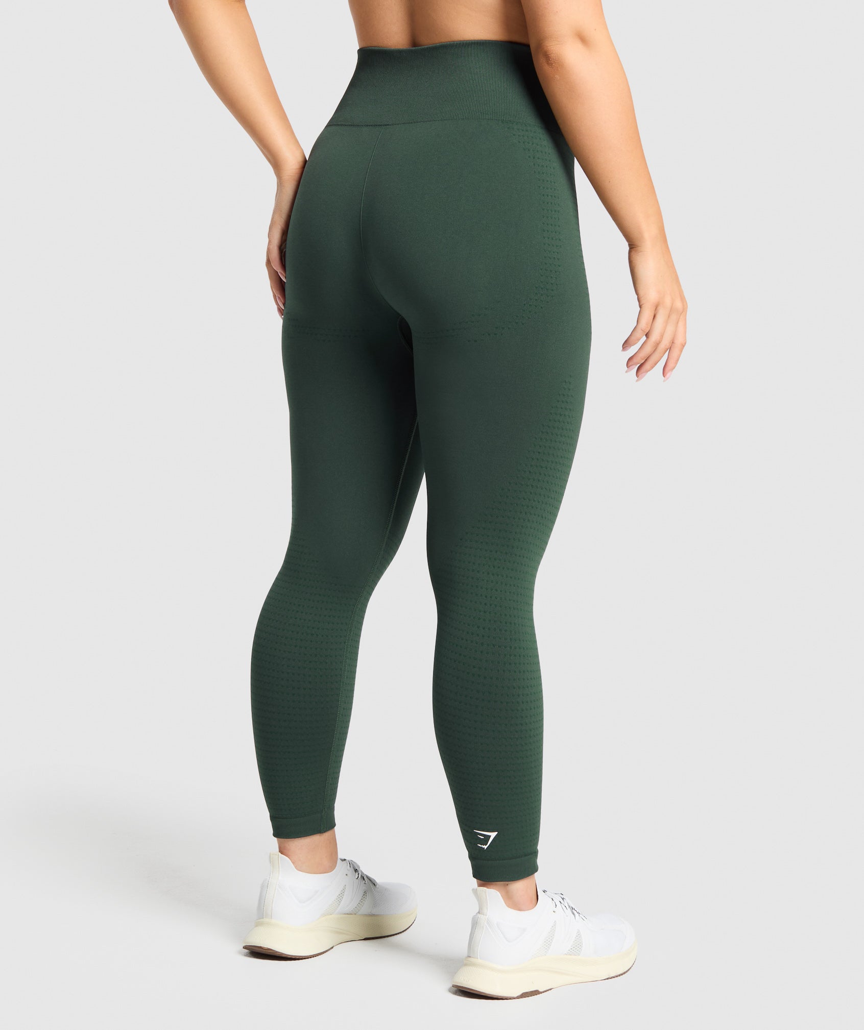 Gymshark Vital Short Leggings - Woodland Green Marl