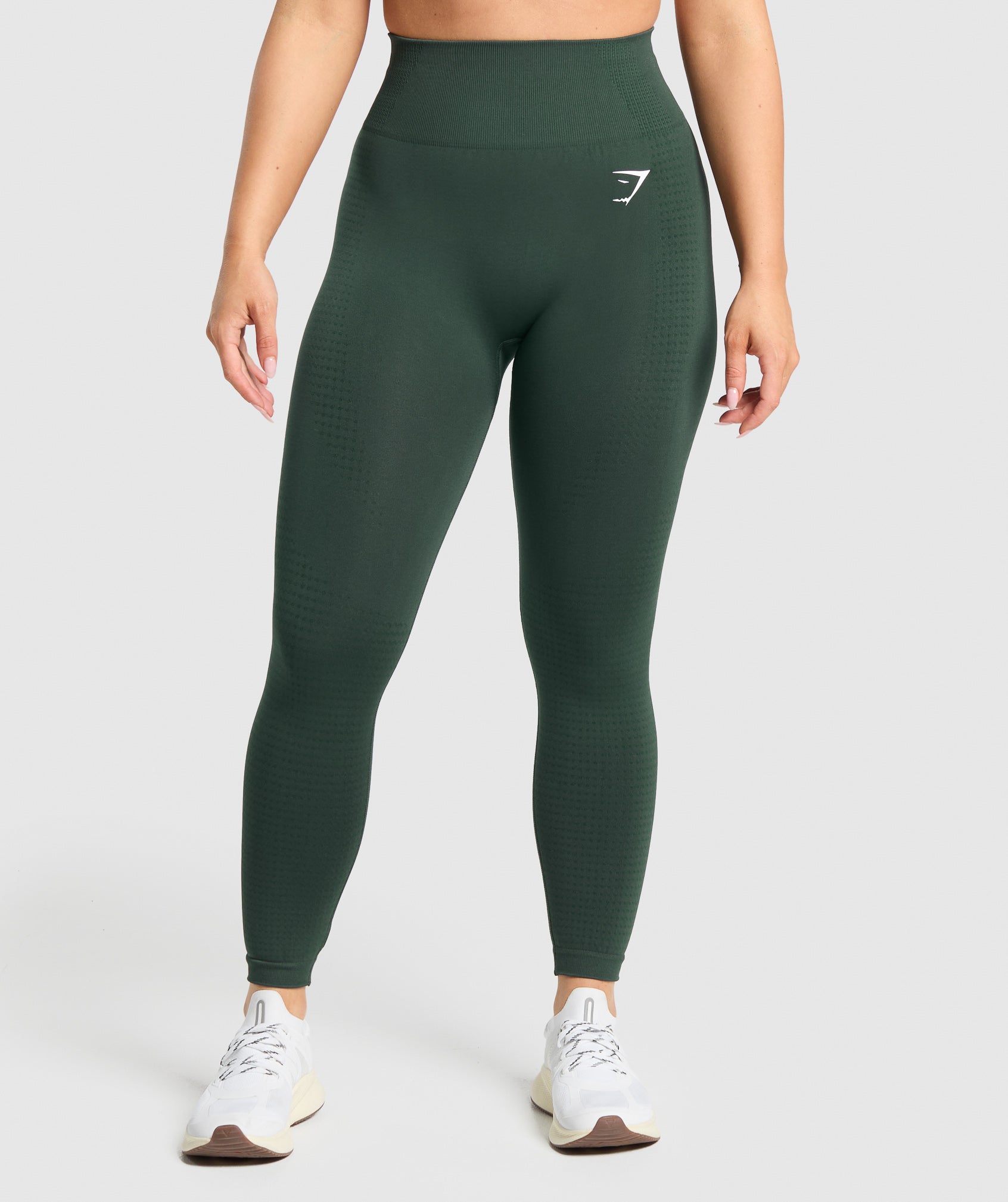 Gymshark Vital Short Leggings - Woodland Green Marl