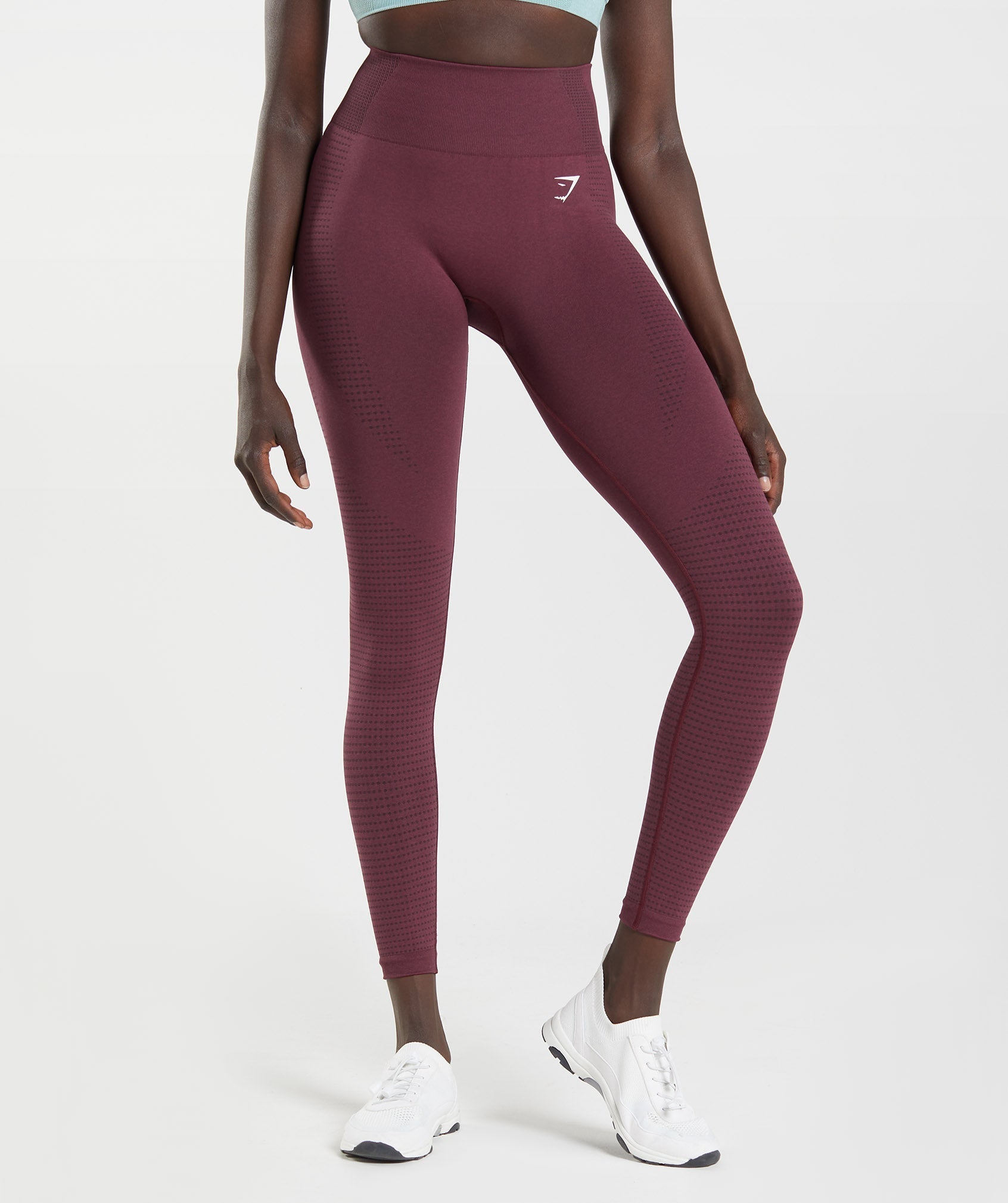 Gymshark Vital Leggings - Baked Maroon Marl