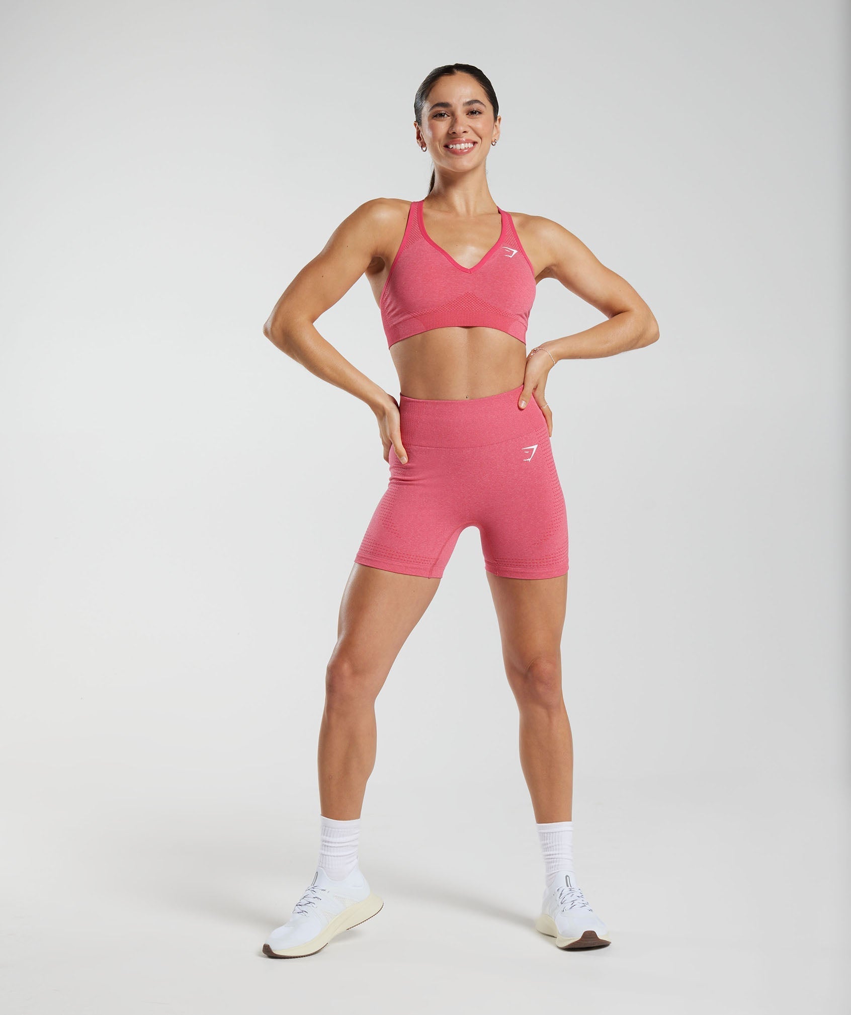 Gymshark Vital Shorts - Bright Fuchsia Marl