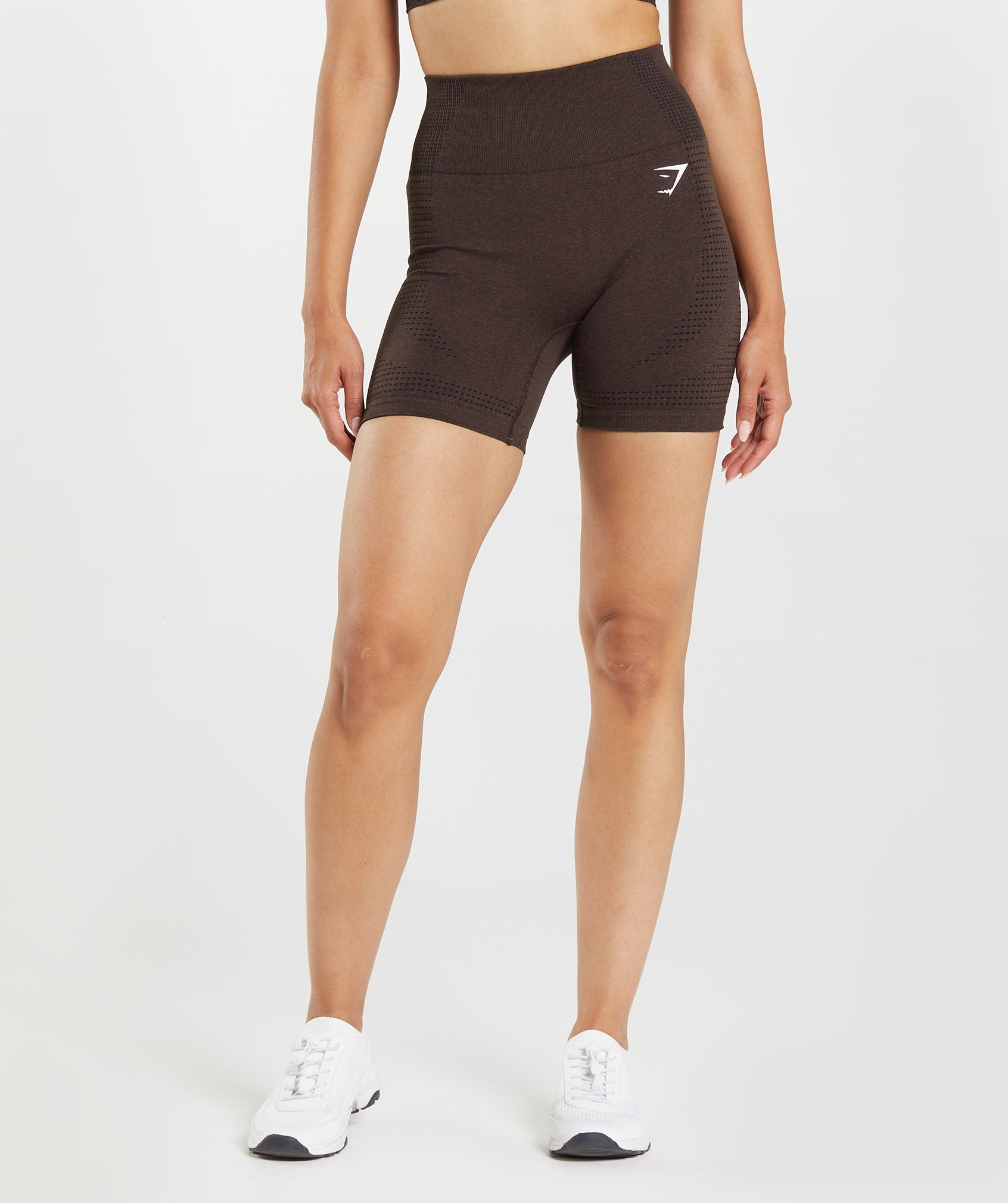 Gymshark Vital Shorts - Cherry Brown Marl
