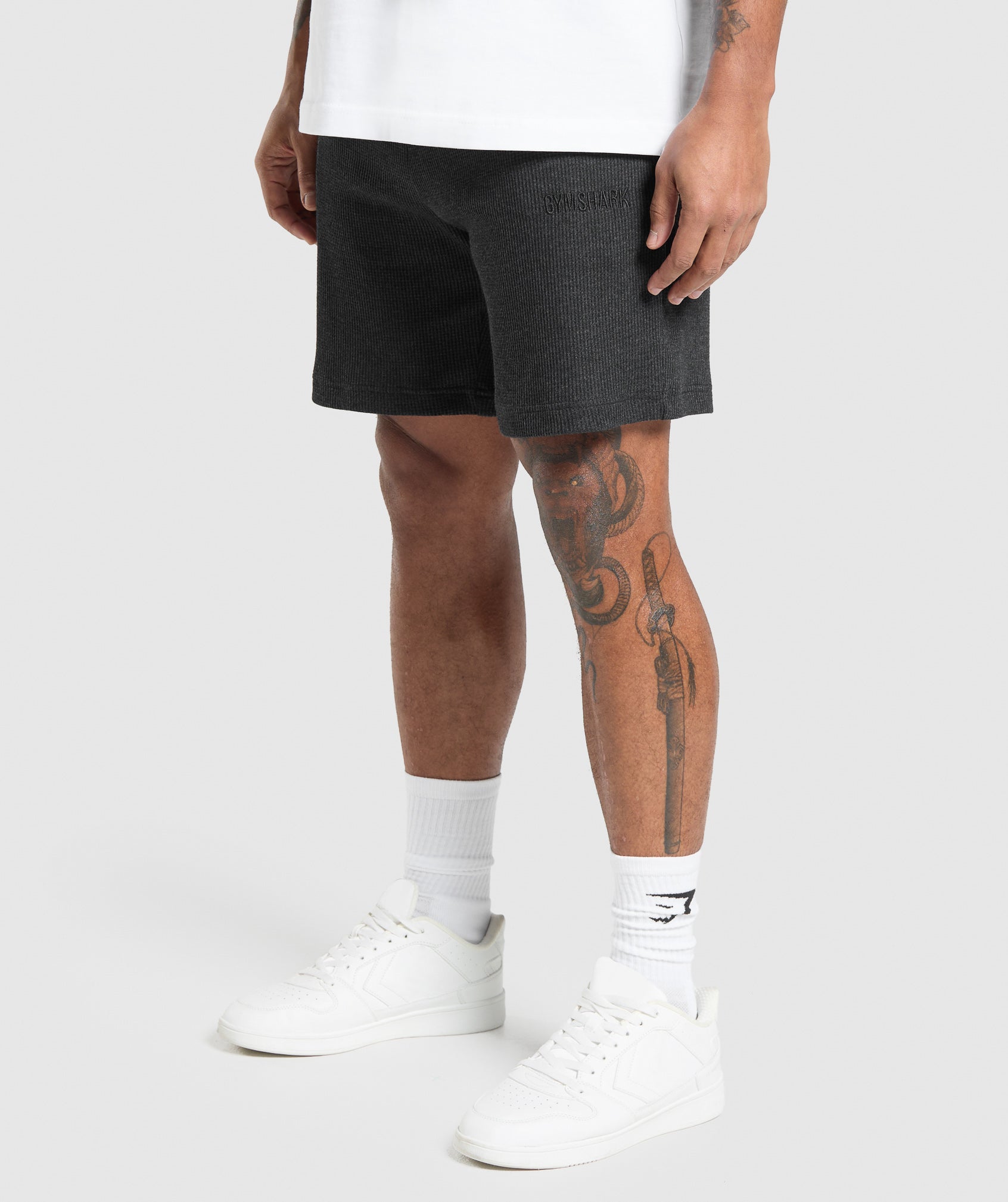 Gymshark Waffle Shorts - Black