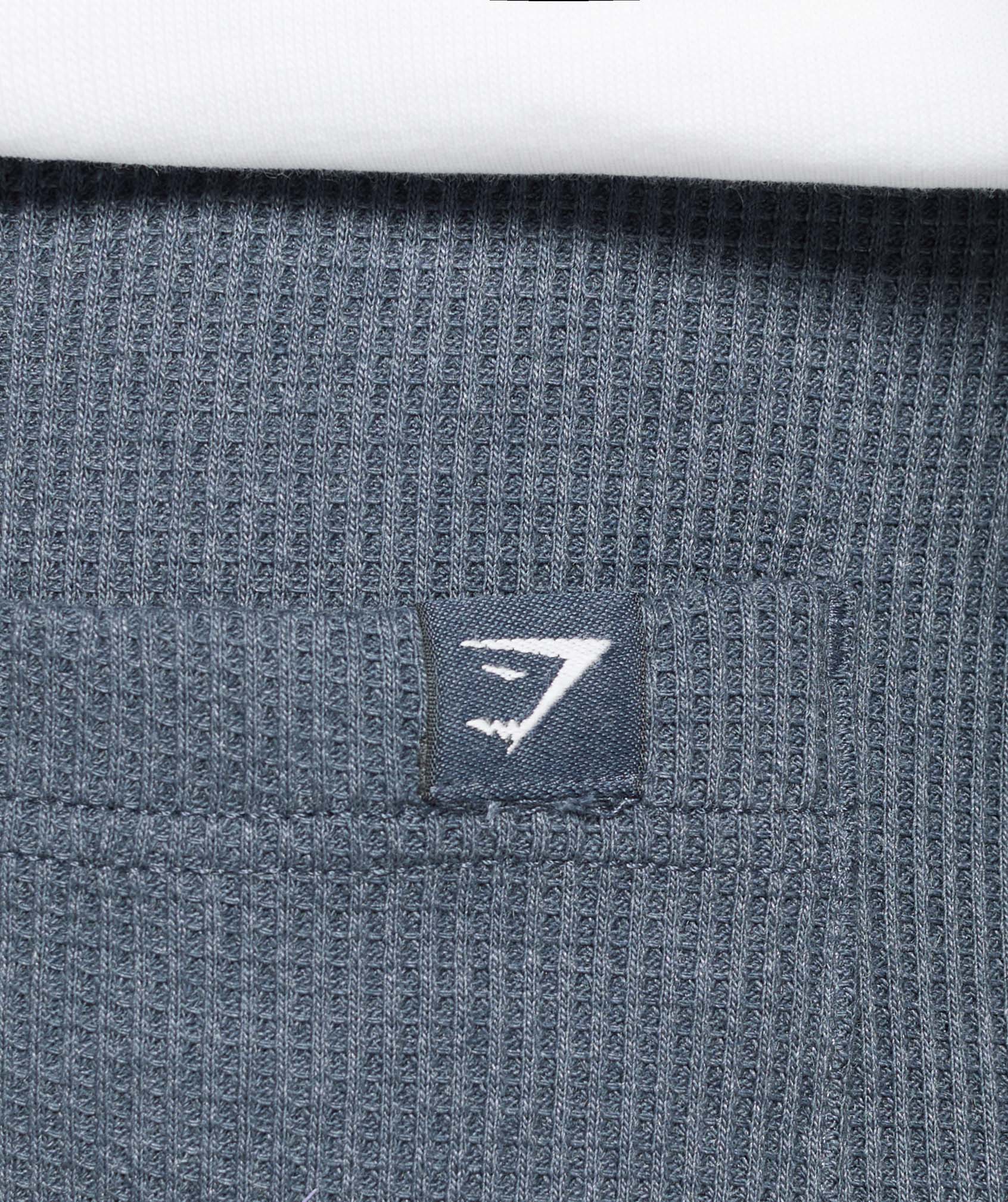 Waffle Shorts - Titanium Blue