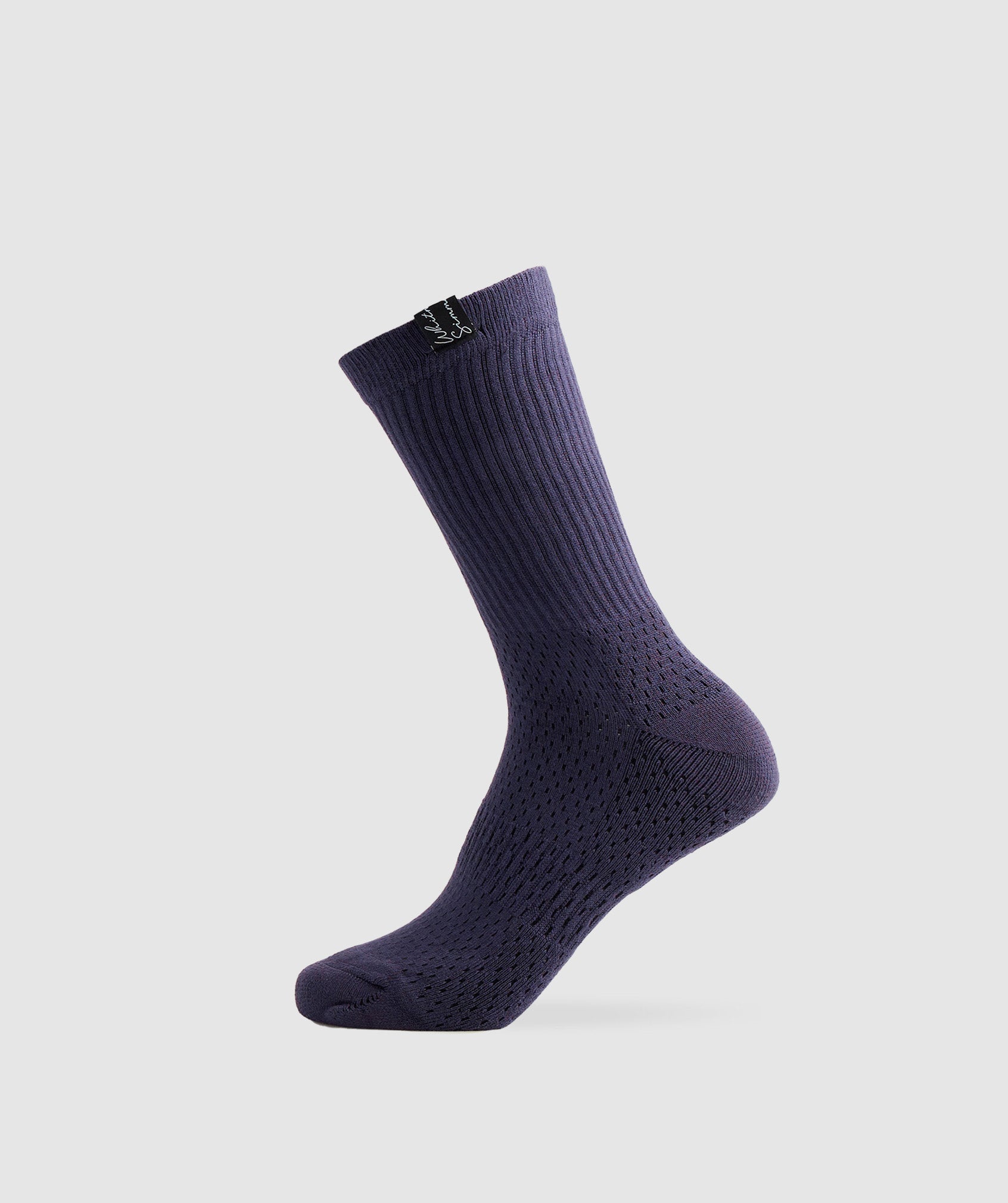 DNU Gymshark Whitney Tab Crew Socks 1pk - Indigo Navy