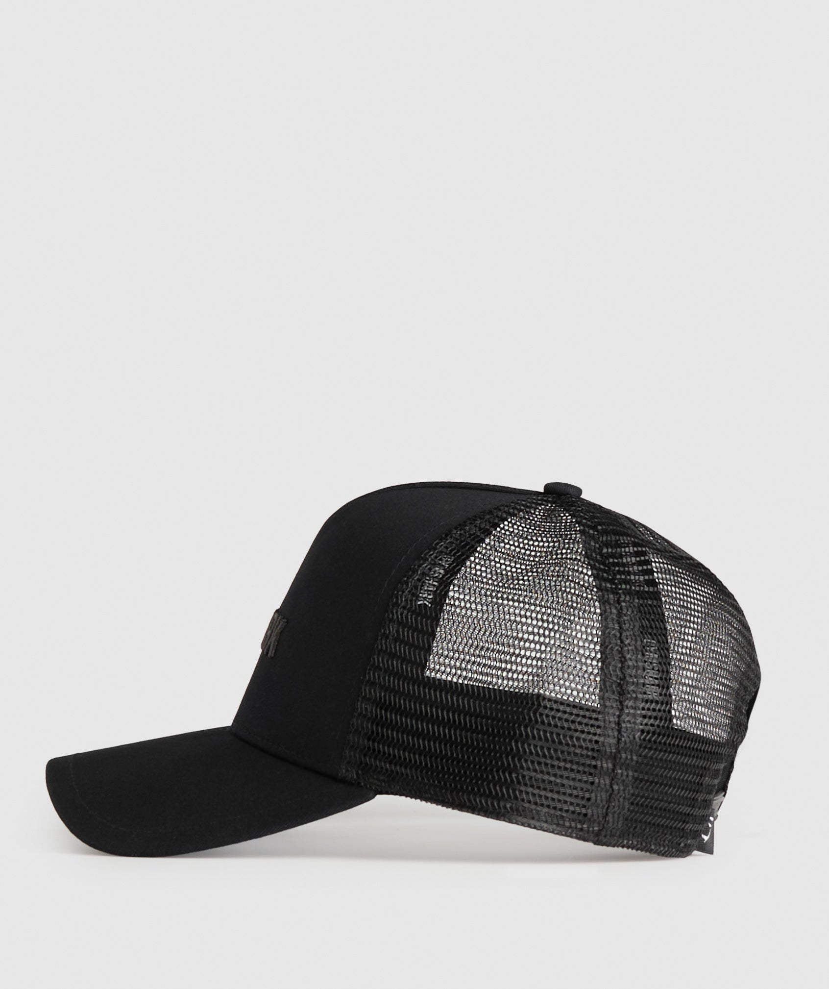 Wordmark Trucker Cap - Black