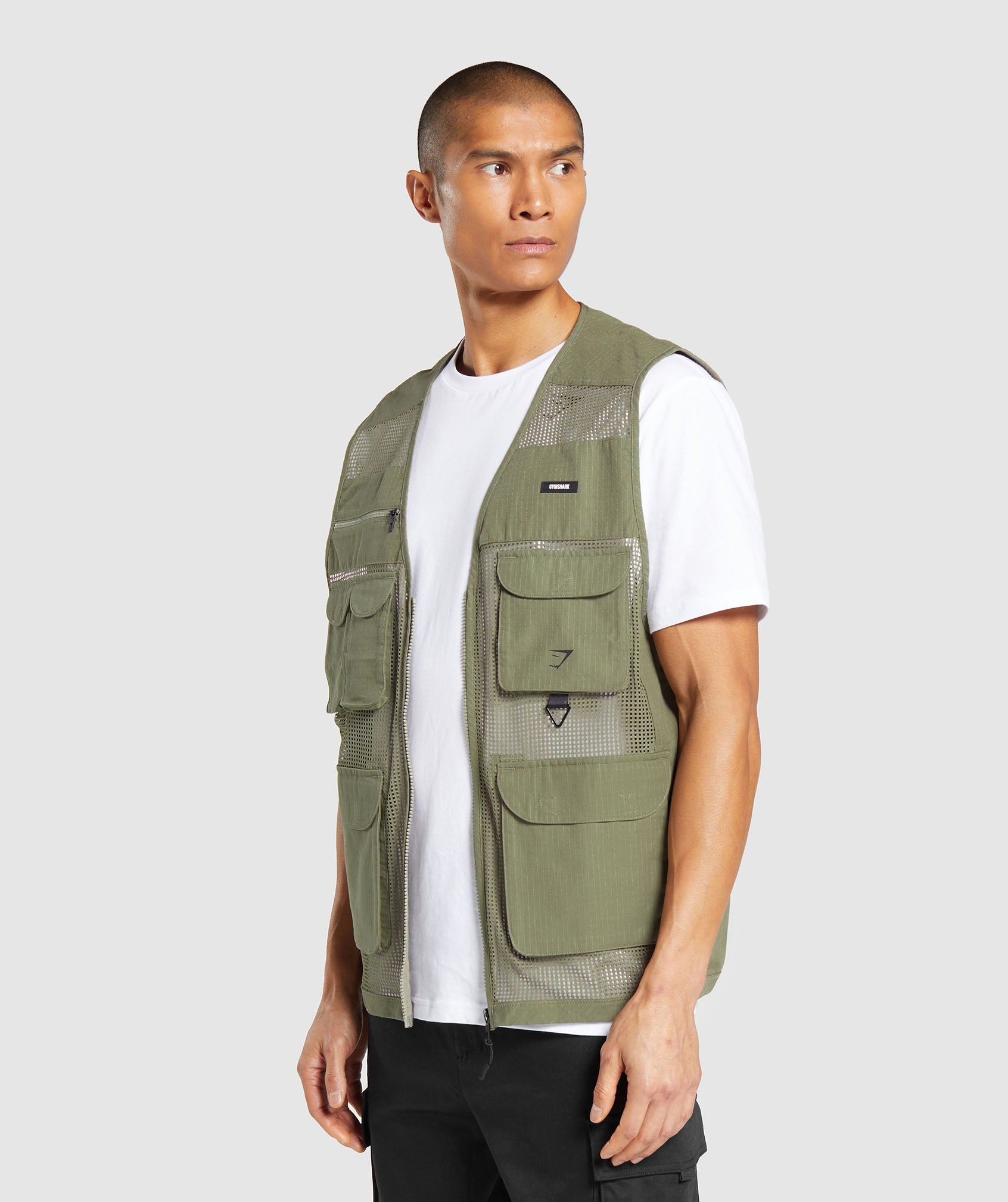 Woven Gilet - Utility Green