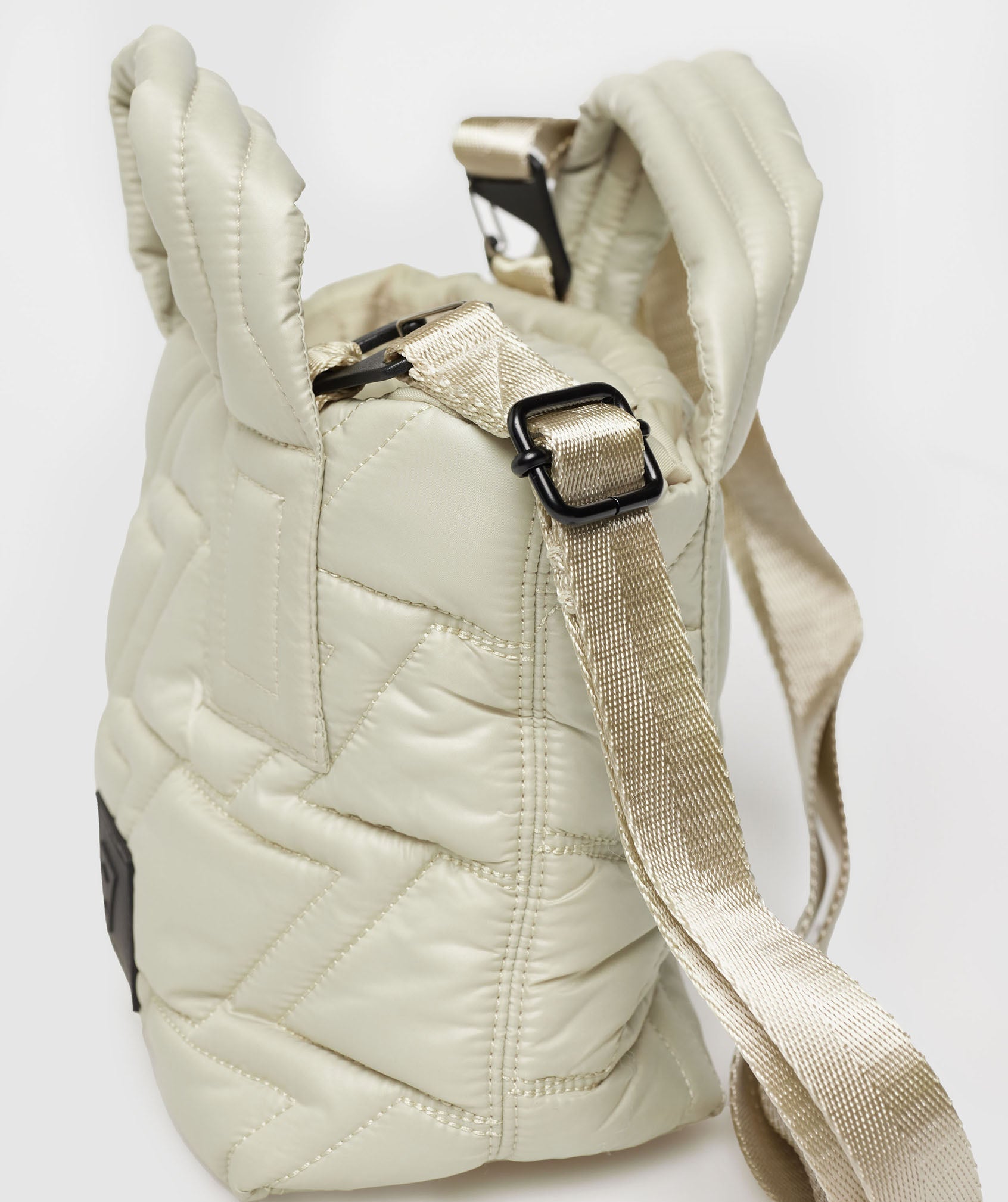 Gymshark Quilted Mini Tote - Sandy Brown