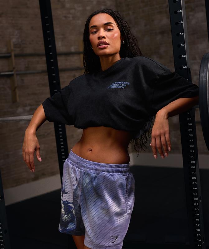 Gymshark Power x Frazetta Graphic T-Shirt - Black