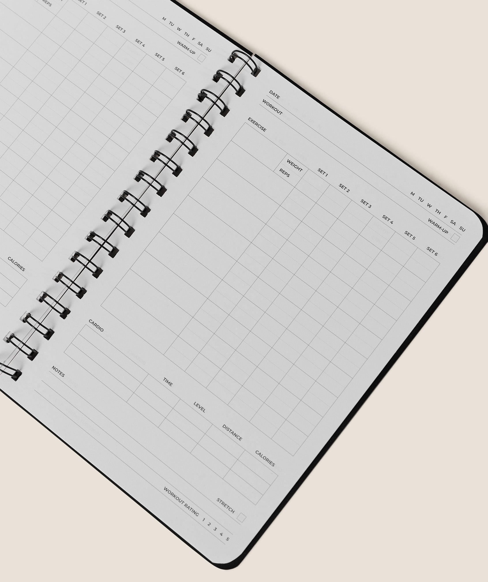 Gymshark GS 66 Logbook - GS Black/GS White