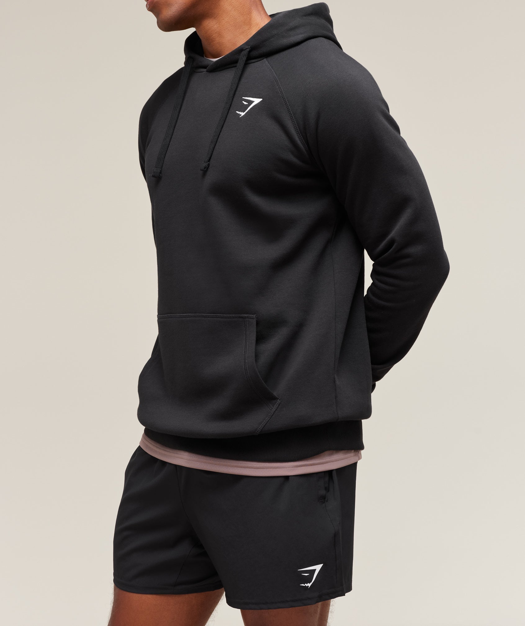 Gymshark Crest Hoodie - Black