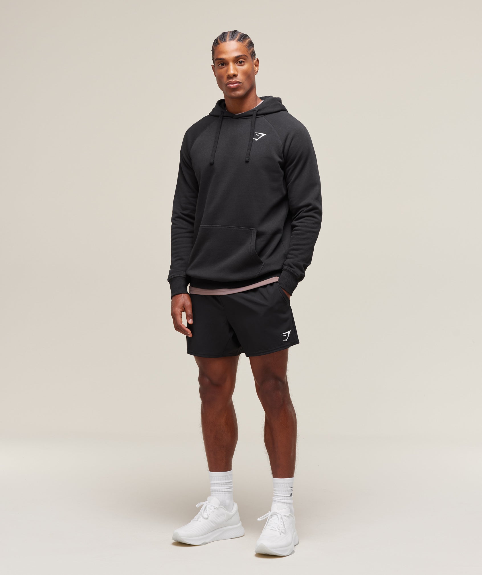 Gymshark Crest Hoodie - Black