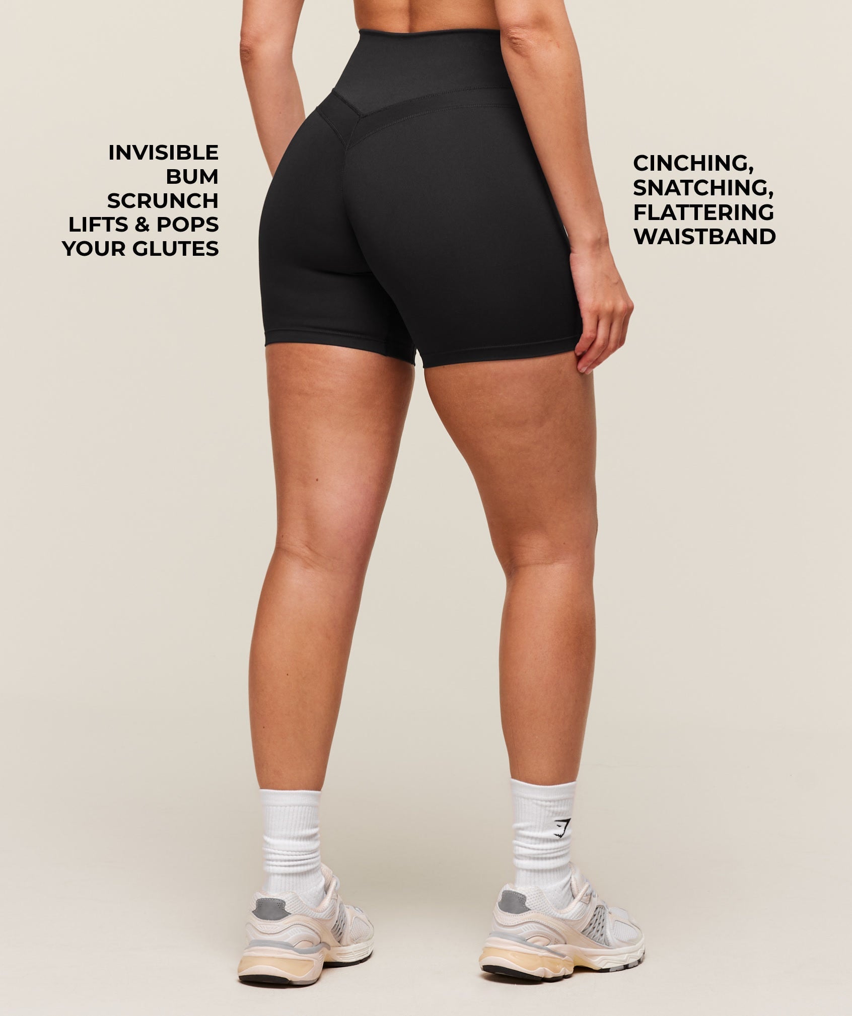 Gymshark Whitney Shorts - Black