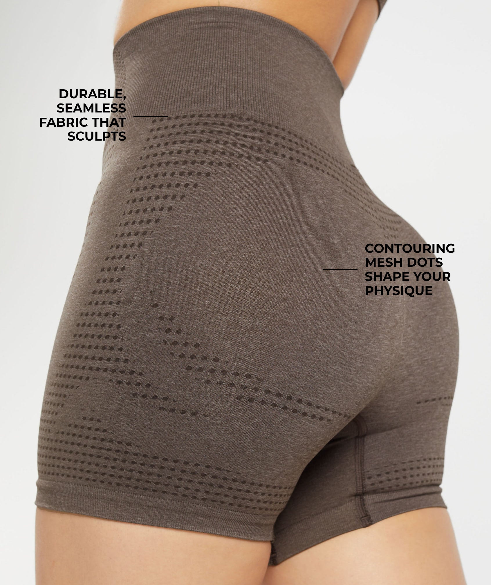 Gymshark Vital Shorts - Penny Brown Marl