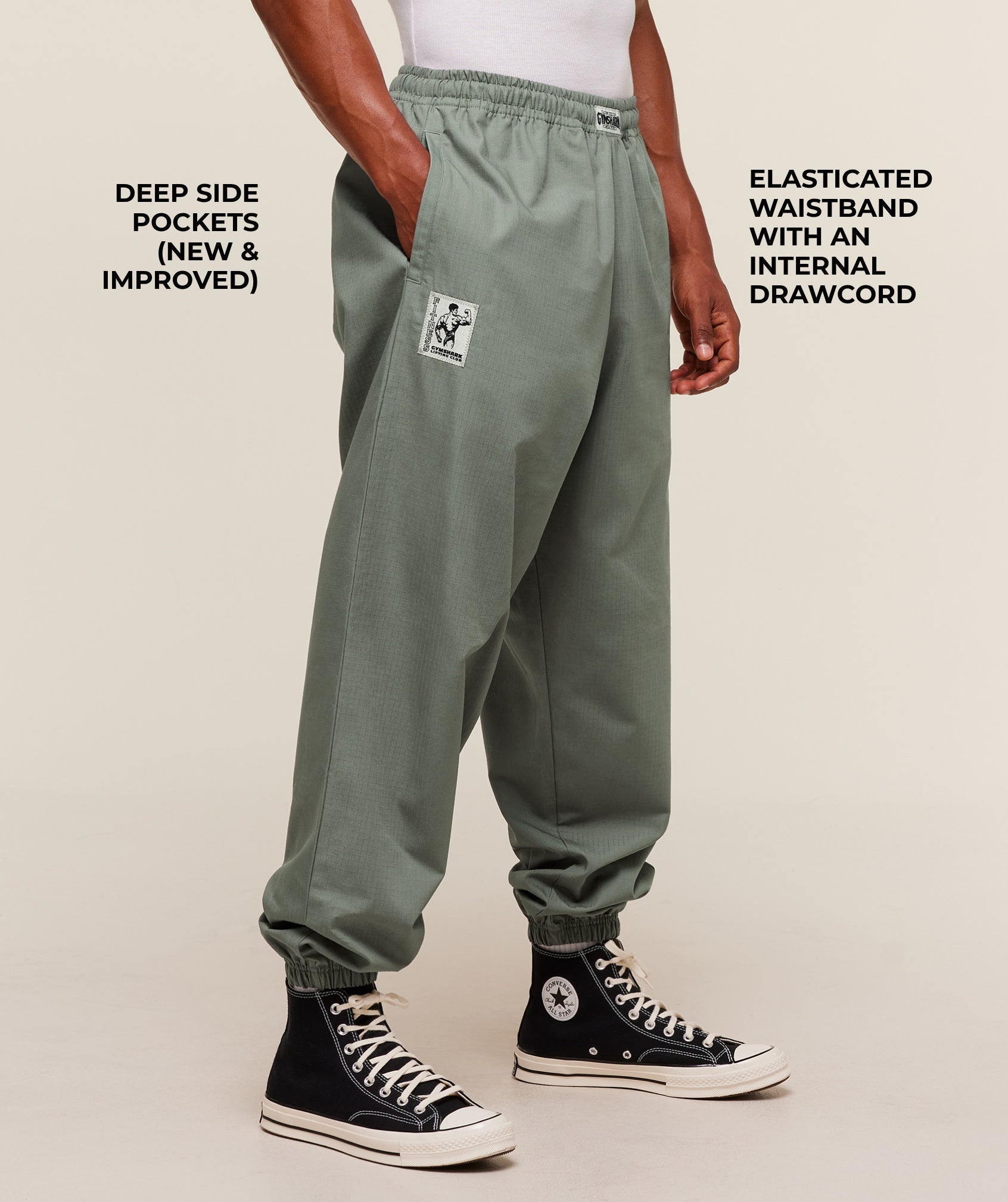 Gymshark Pumper Pants - Unit Green